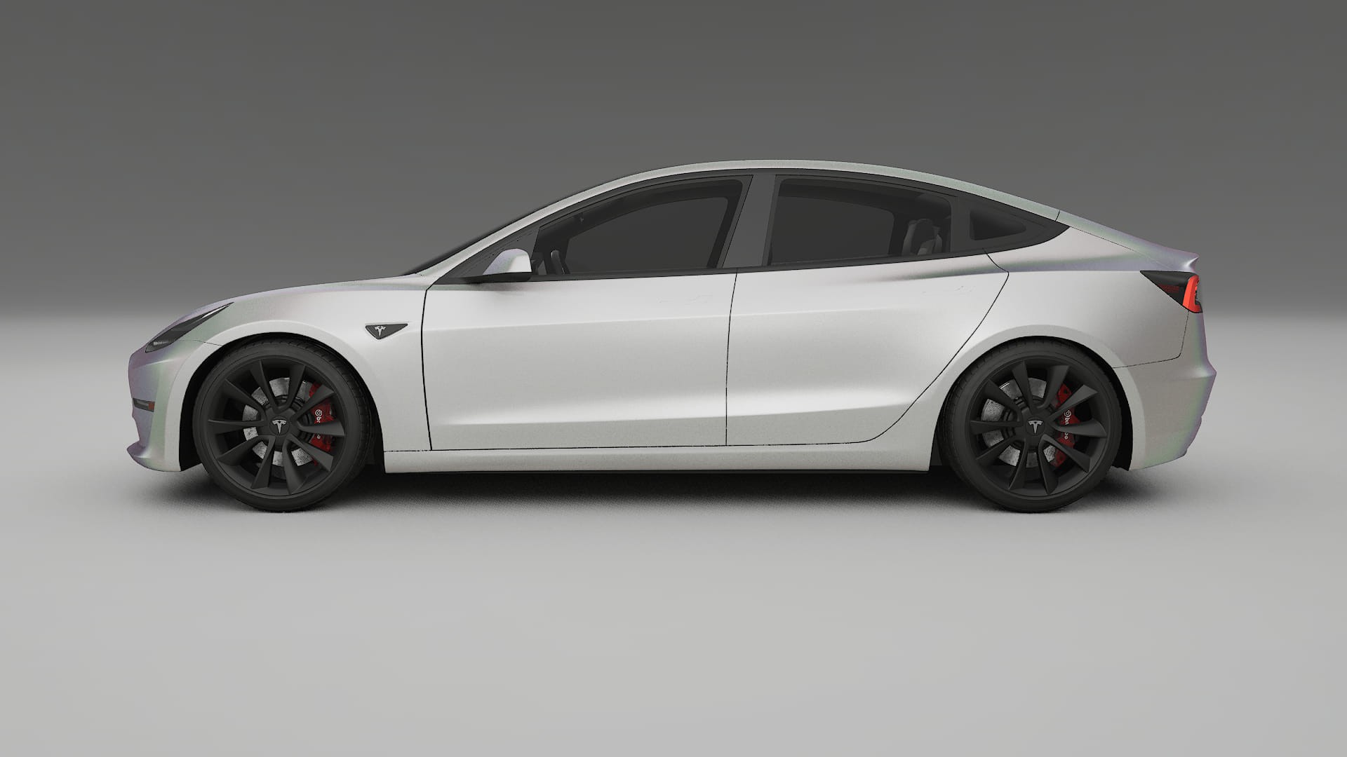 Tesla Model3 TPU Lackskyddsfilm | NEBULA Färgskiftande PPF – Komplett Förskuret Kit