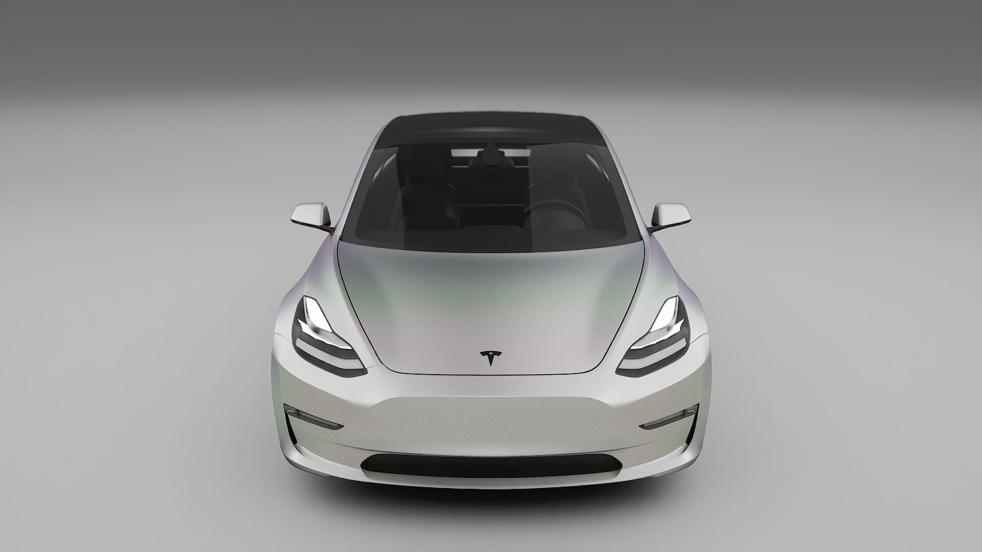 Tesla Model3 TPU Lackskyddsfilm | NEBULA Färgskiftande PPF – Komplett Förskuret Kit