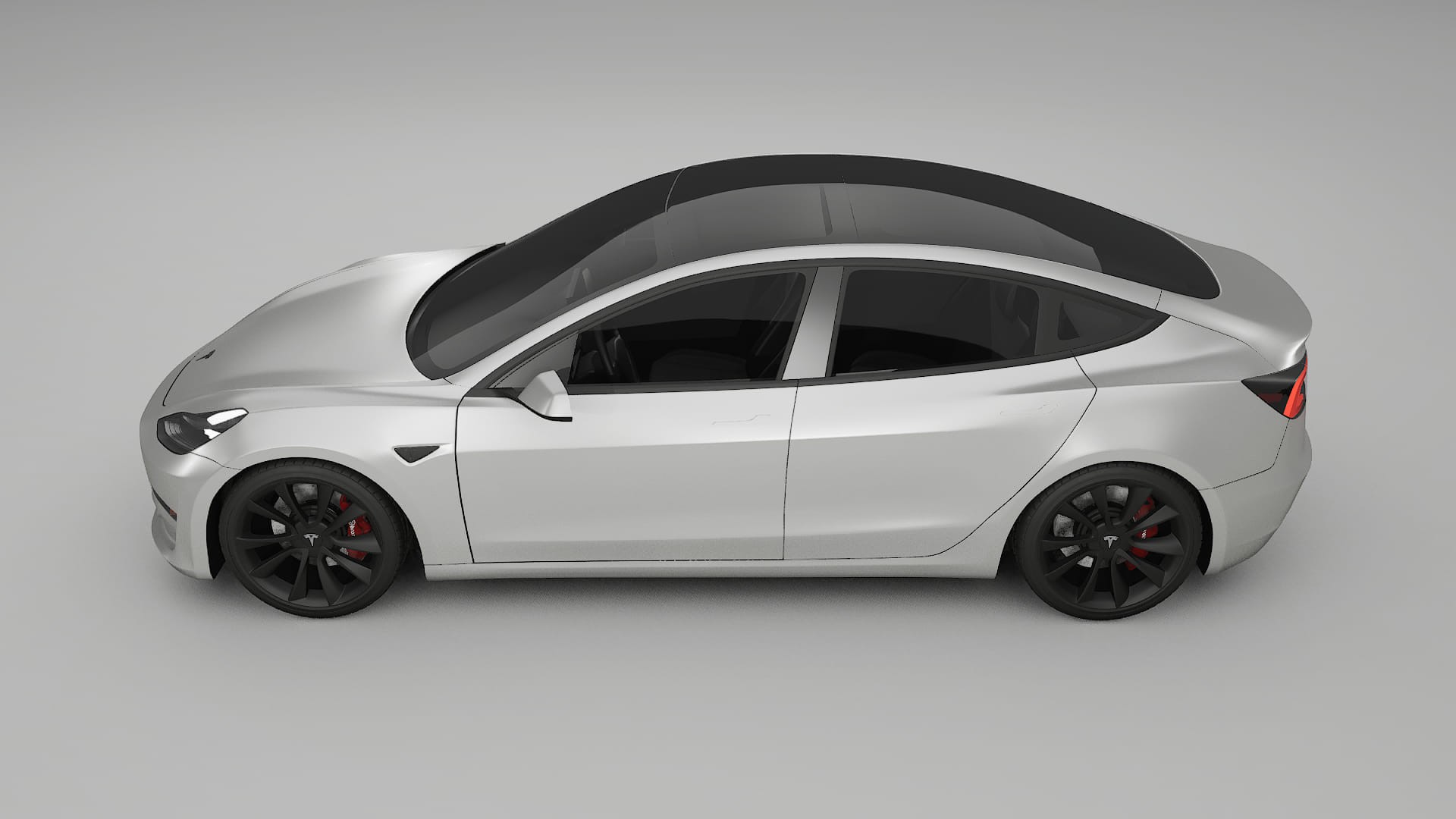 Tesla Model3 TPU Lackskyddsfilm | OPAL Färgskiftande PPF – Komplett Förskuret Kit