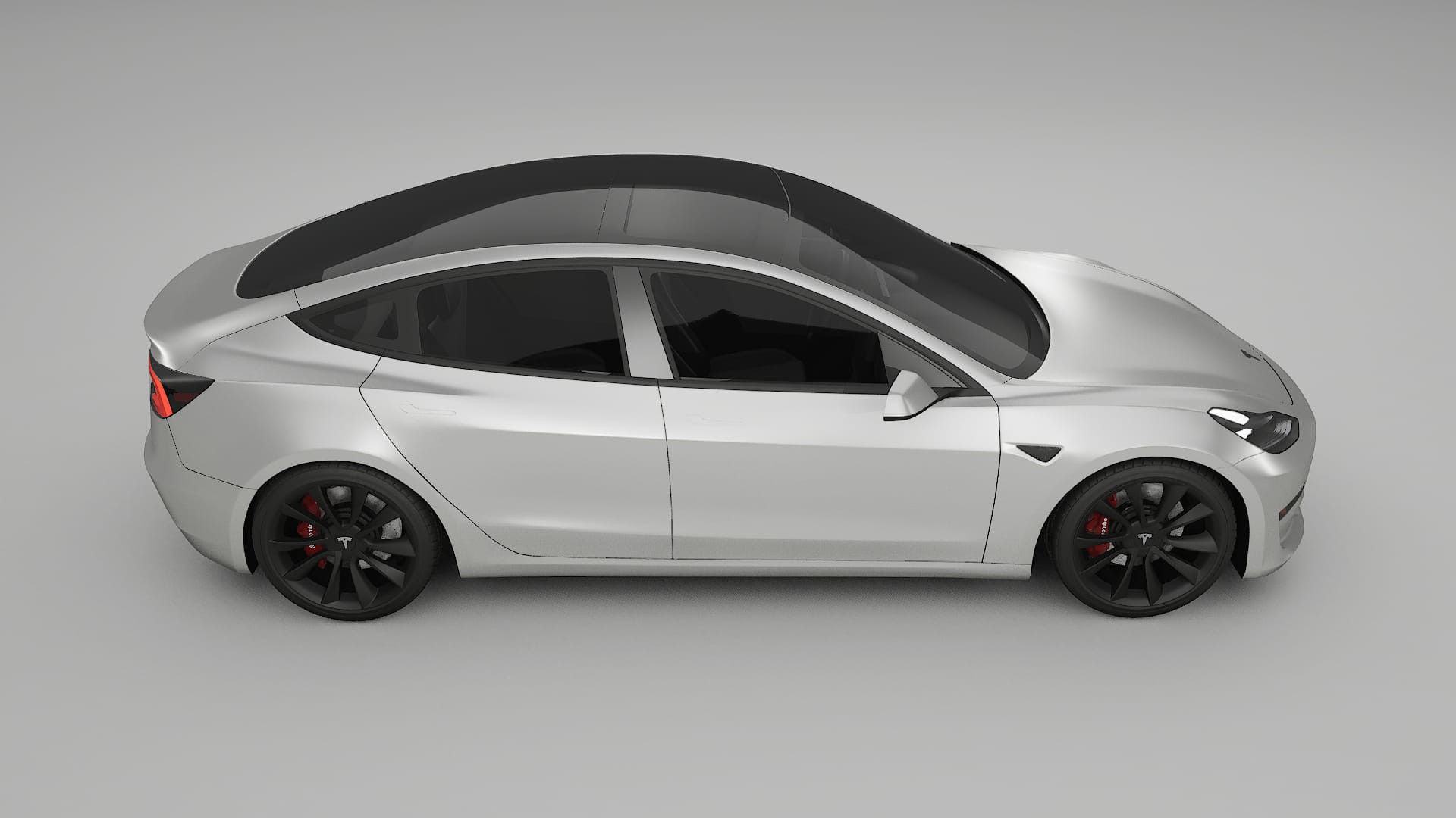 Tesla Model3 TPU Lackskyddsfilm | OPAL Färgskiftande PPF – Komplett Förskuret Kit