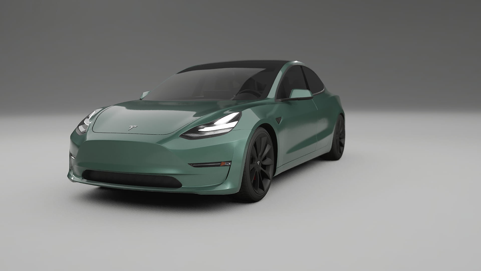 Tesla Model3 TPU Lackskyddsfilm | EVERGREEN Färgskiftande PPF – Komplett Förskuret Kit