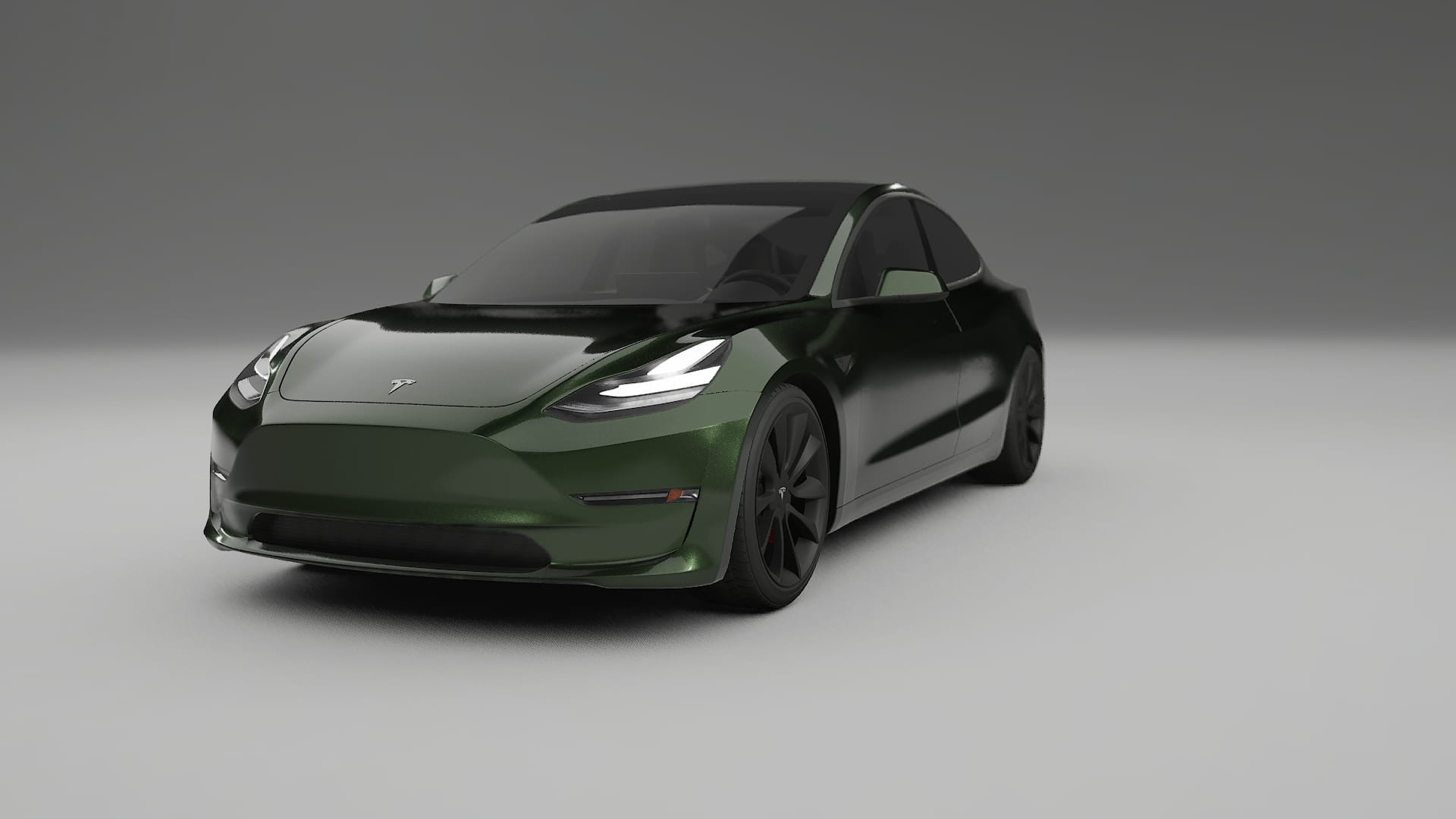 Tesla Model3 TPU Lackskyddsfilm | LAGOON Färgskiftande PPF – Komplett Förskuret Kit