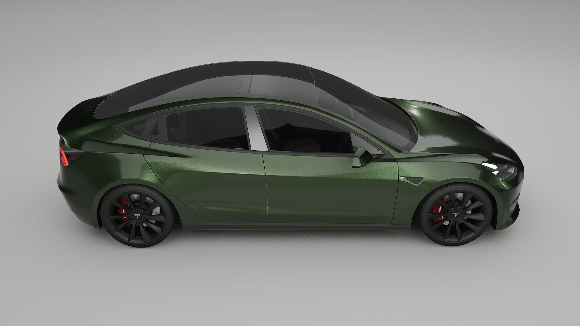 Tesla Model3 TPU Lackskyddsfilm | LAGOON Färgskiftande PPF – Komplett Förskuret Kit