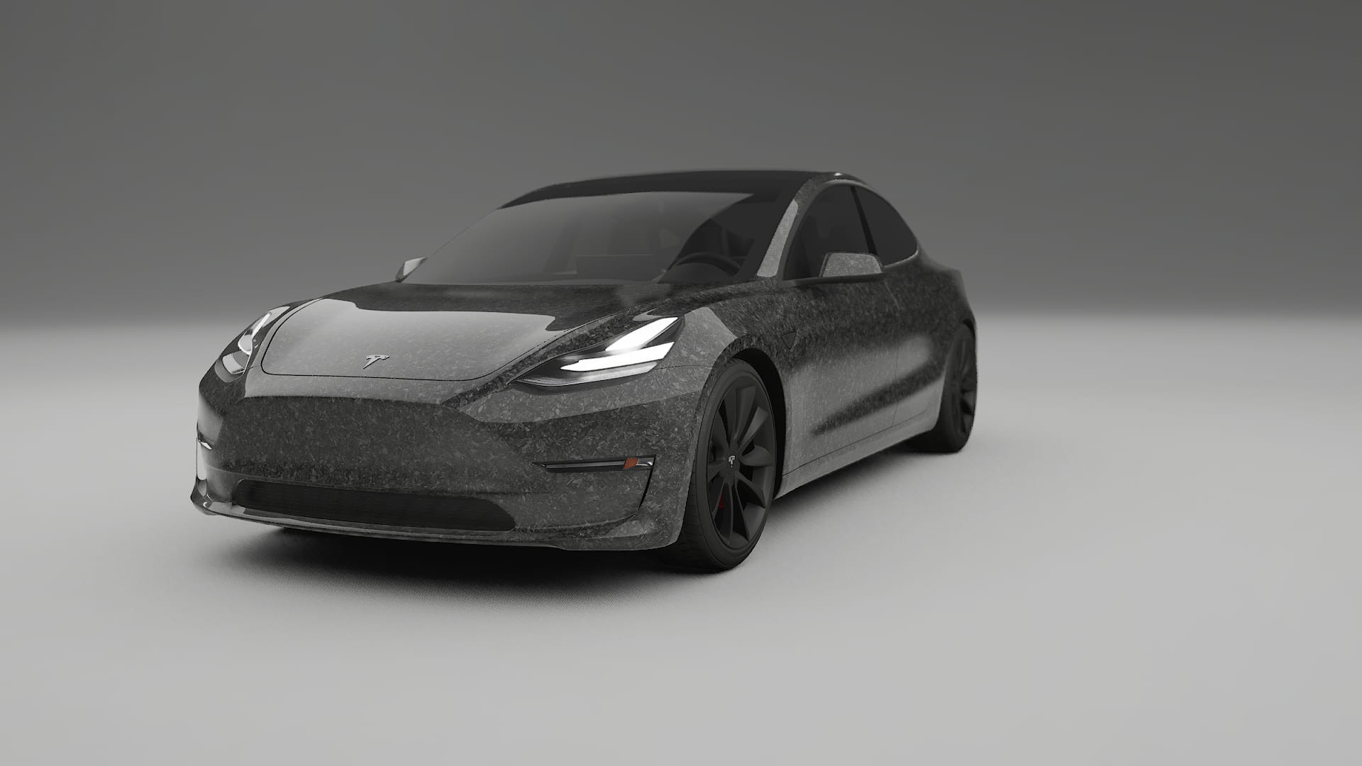 Tesla Model3 TPU Lackskyddsfilm | FORGED S Färgskiftande PPF – Komplett Förskuret Kit