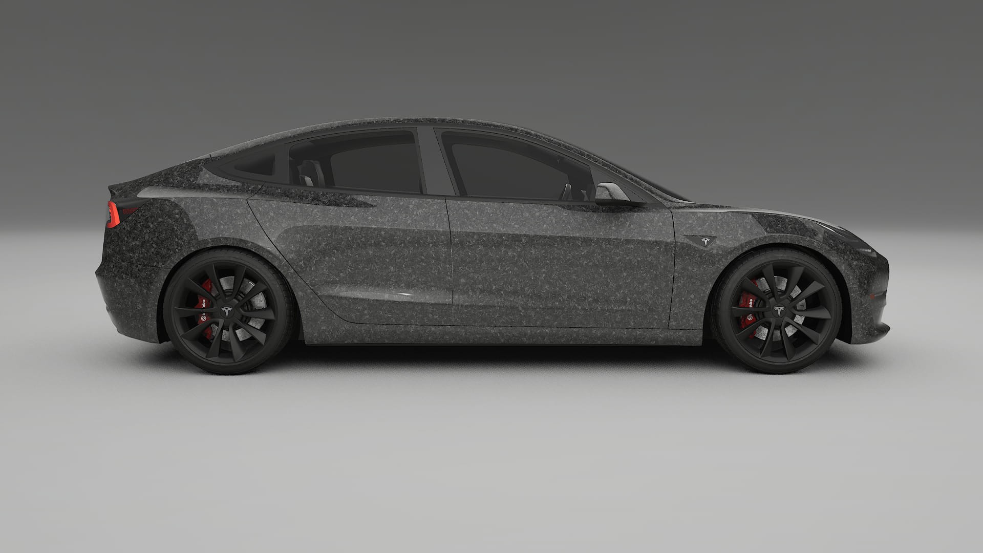 Tesla Model3 TPU Lackskyddsfilm | FORGED S Färgskiftande PPF – Komplett Förskuret Kit