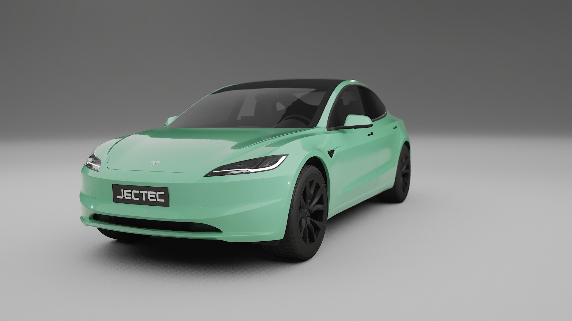 Tesla Model3 Highland TPU Lackskyddsfilm | DUSTY Färgskiftande PPF – Komplett Förskuret Kit