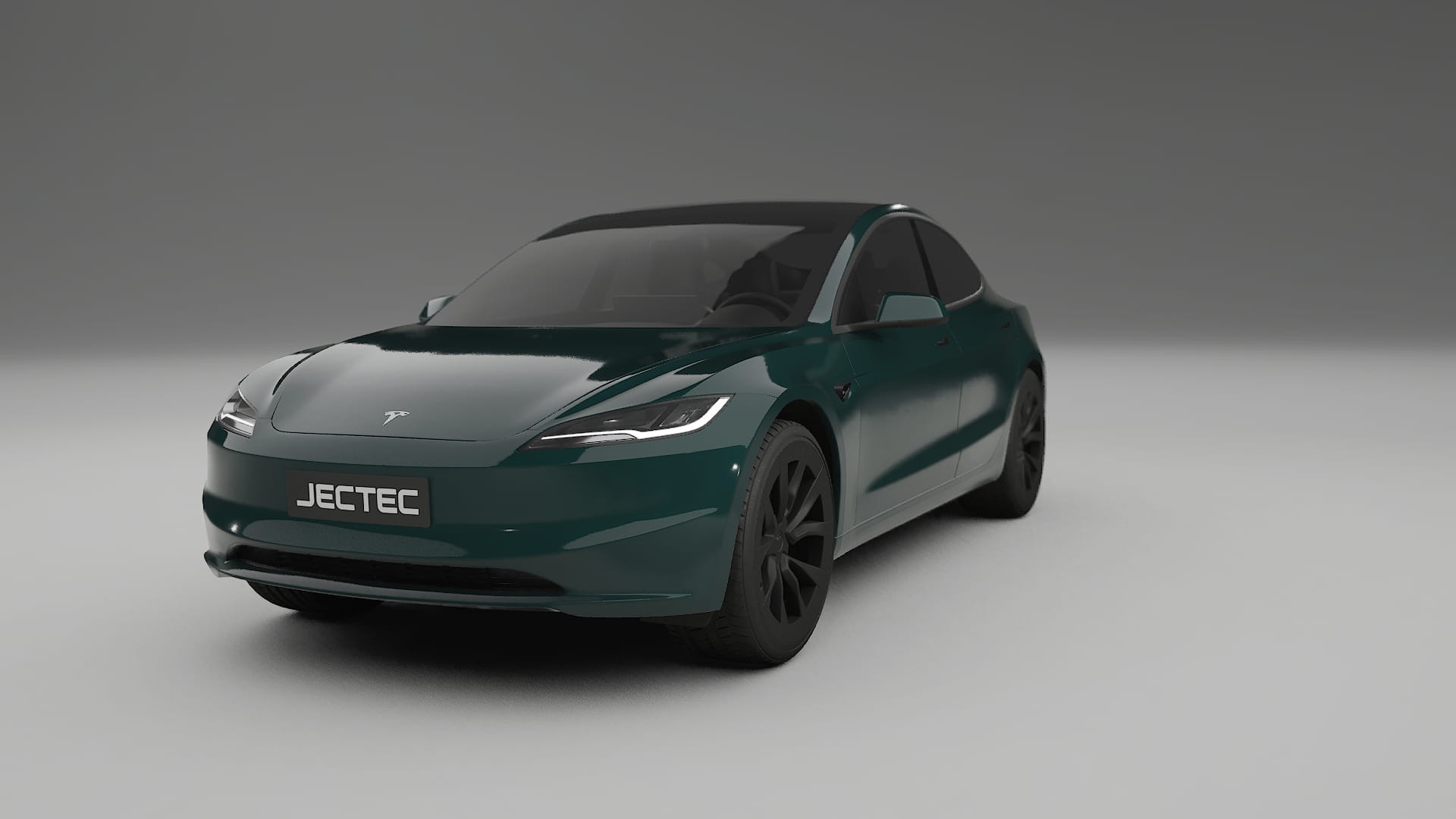 Tesla Model3 Highland TPU Lackskyddsfilm | INFERNO Färgskiftande PPF – Komplett Förskuret Kit