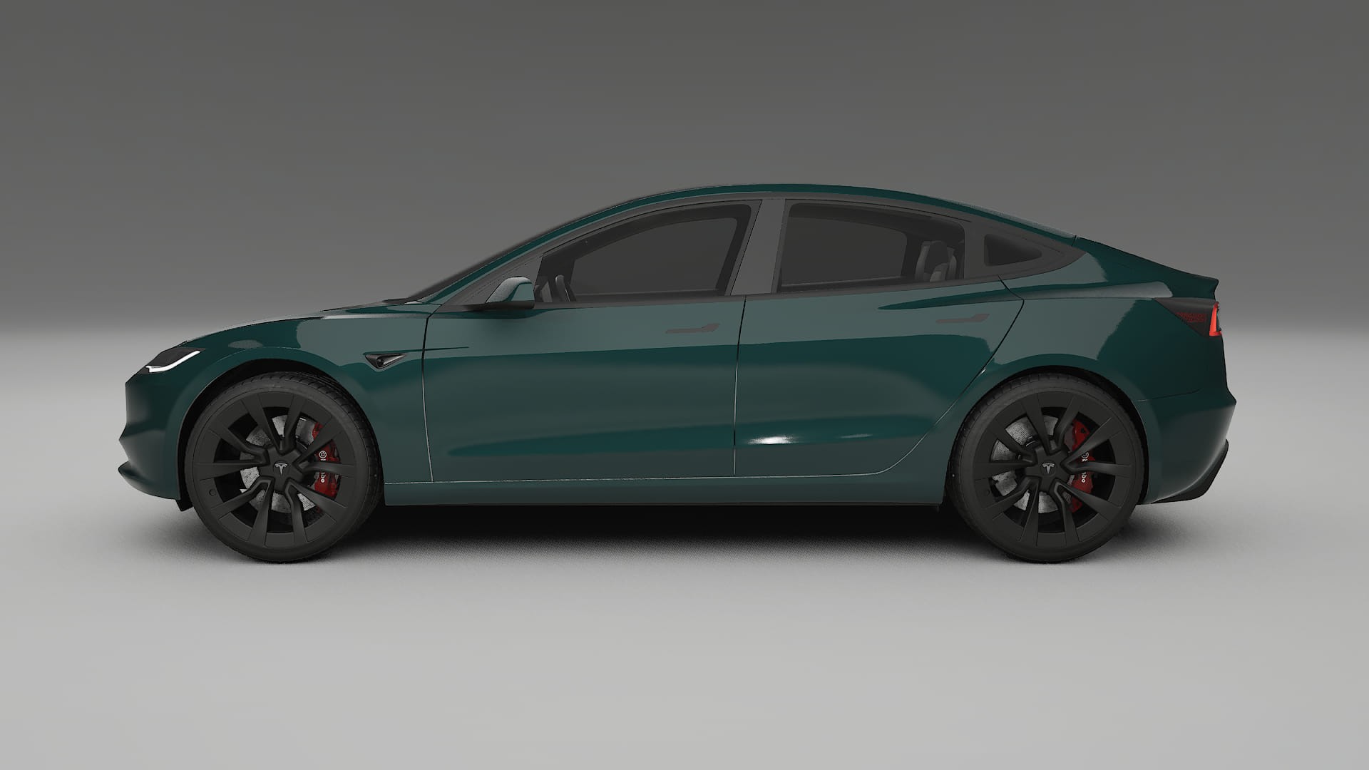 Tesla Model3 Highland TPU Lackskyddsfilm | INFERNO Färgskiftande PPF – Komplett Förskuret Kit