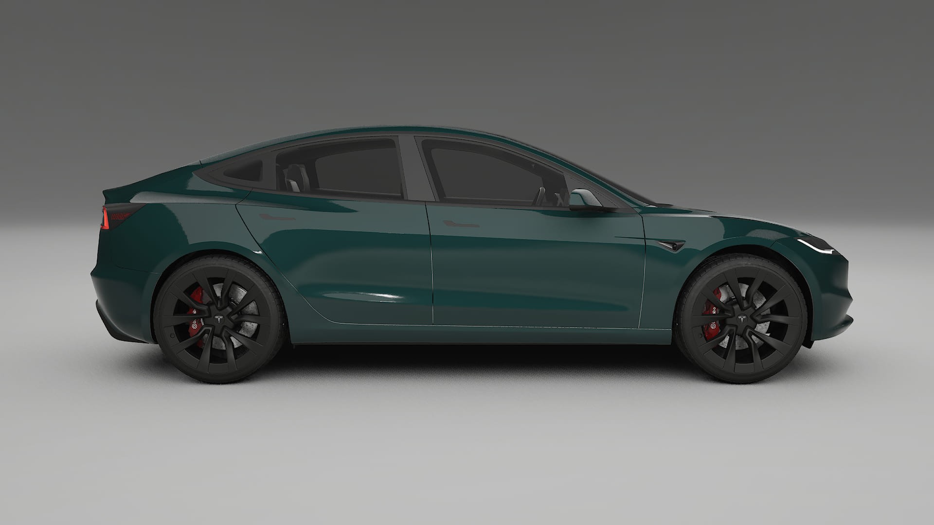 Tesla Model3 Highland TPU Lackskyddsfilm | INFERNO Färgskiftande PPF – Komplett Förskuret Kit