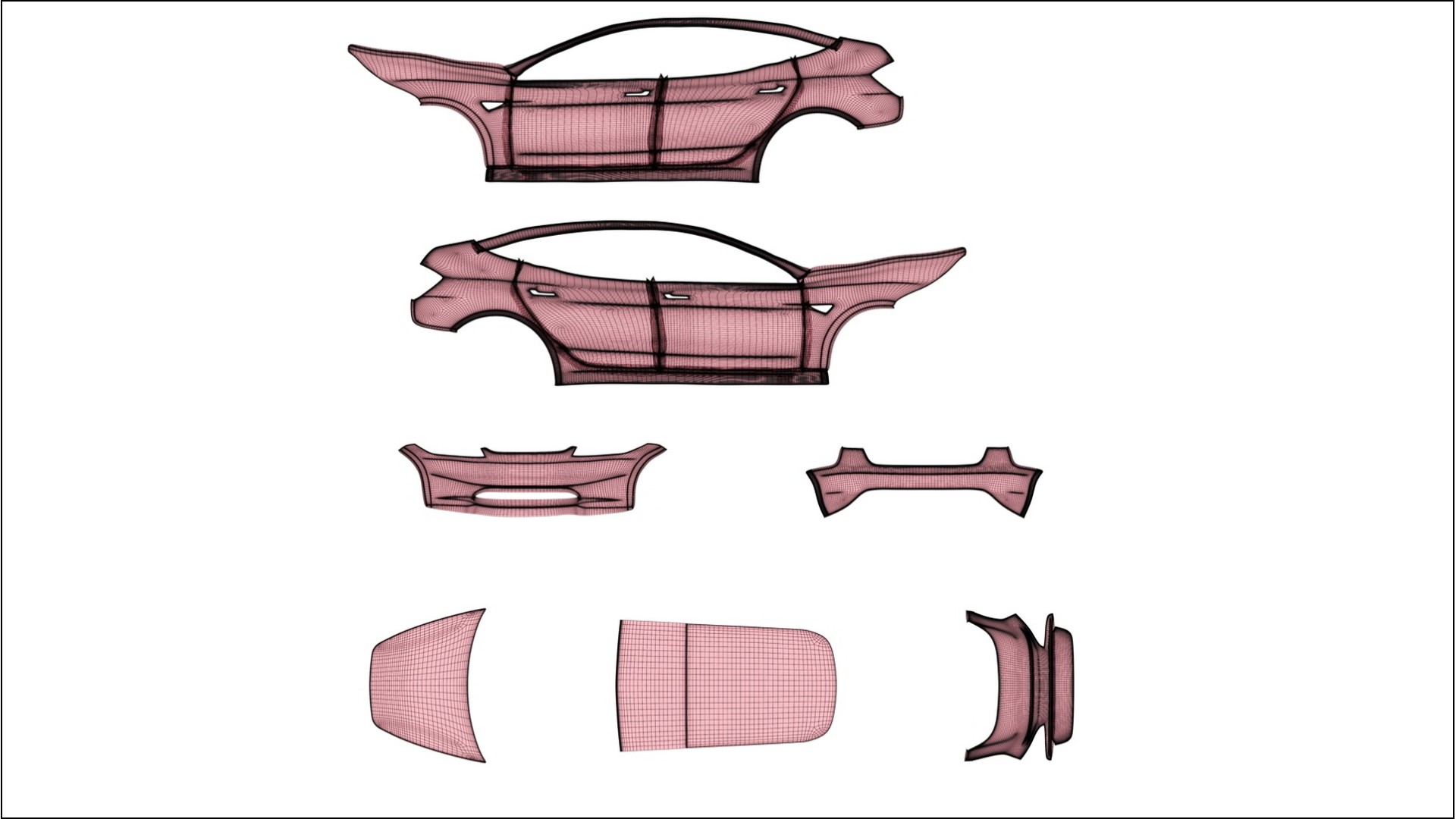 Tesla Model3 Highland TPU Lackskyddsfilm | FROST Färgskiftande PPF – Komplett Förskuret Kit