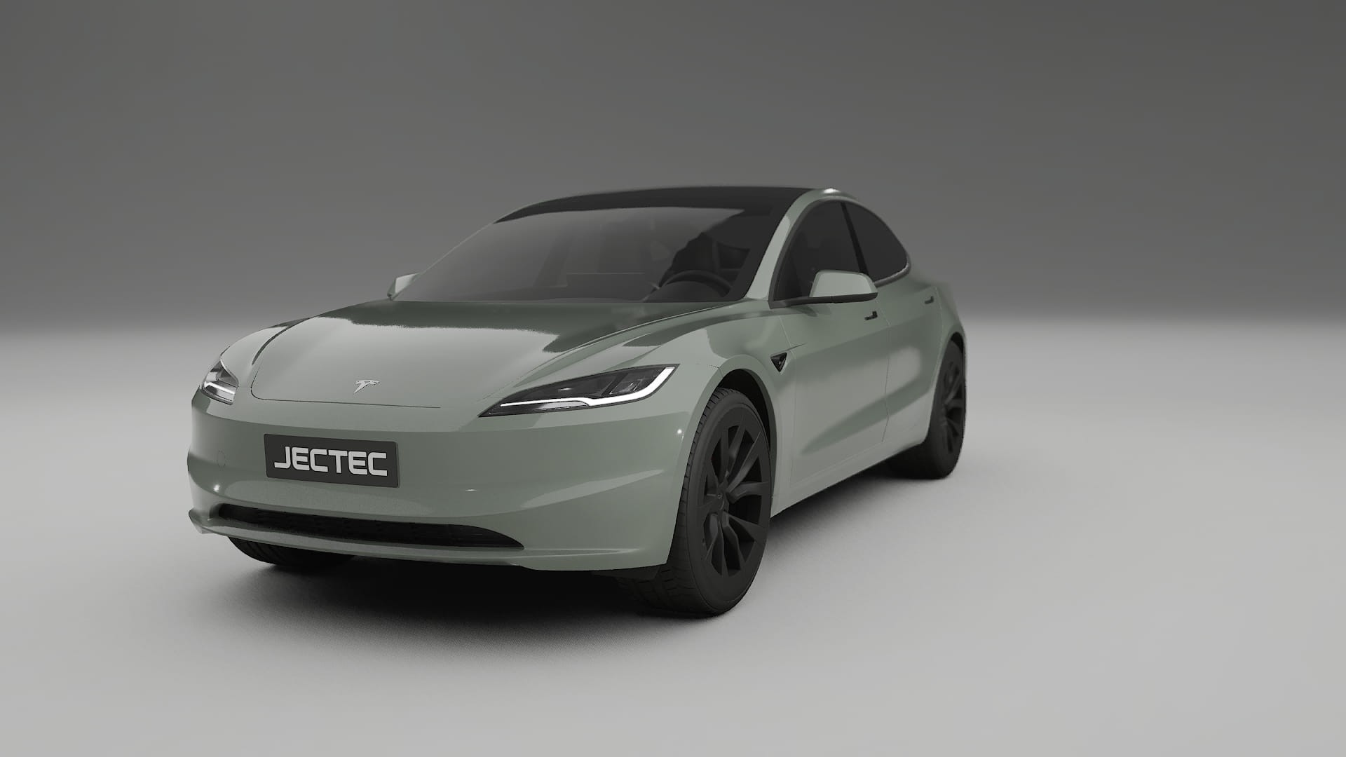 Tesla Model3 Highland TPU Lackskyddsfilm | SLATE Färgskiftande PPF – Komplett Förskuret Kit