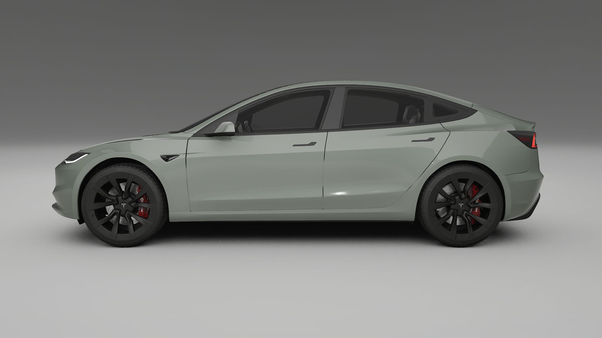 Tesla Model3 Highland TPU Lackskyddsfilm | SLATE Färgskiftande PPF – Komplett Förskuret Kit