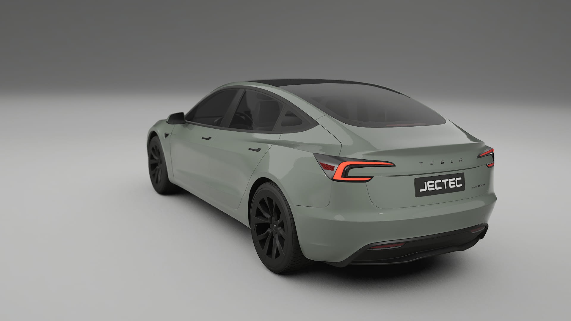 Tesla Model3 Highland TPU Lackskyddsfilm | SLATE Färgskiftande PPF – Komplett Förskuret Kit