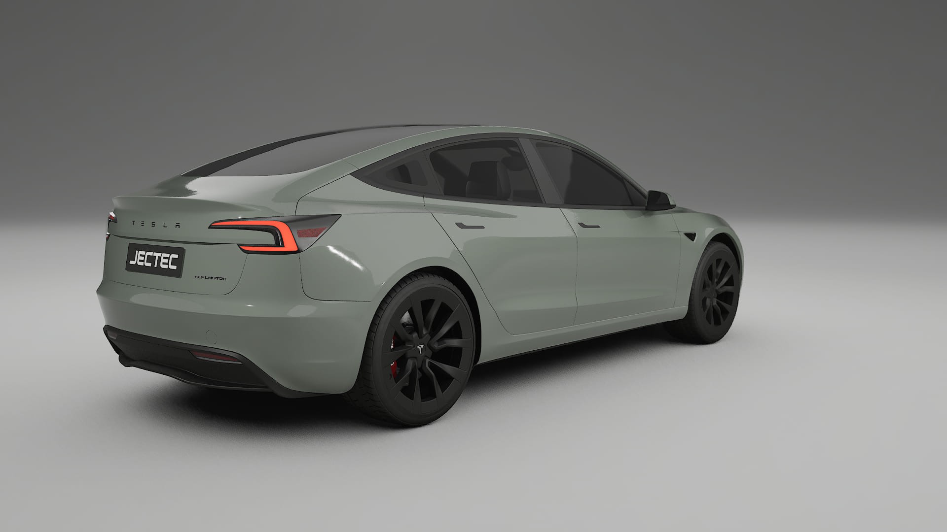 Tesla Model3 Highland TPU Lackskyddsfilm | SLATE Färgskiftande PPF – Komplett Förskuret Kit