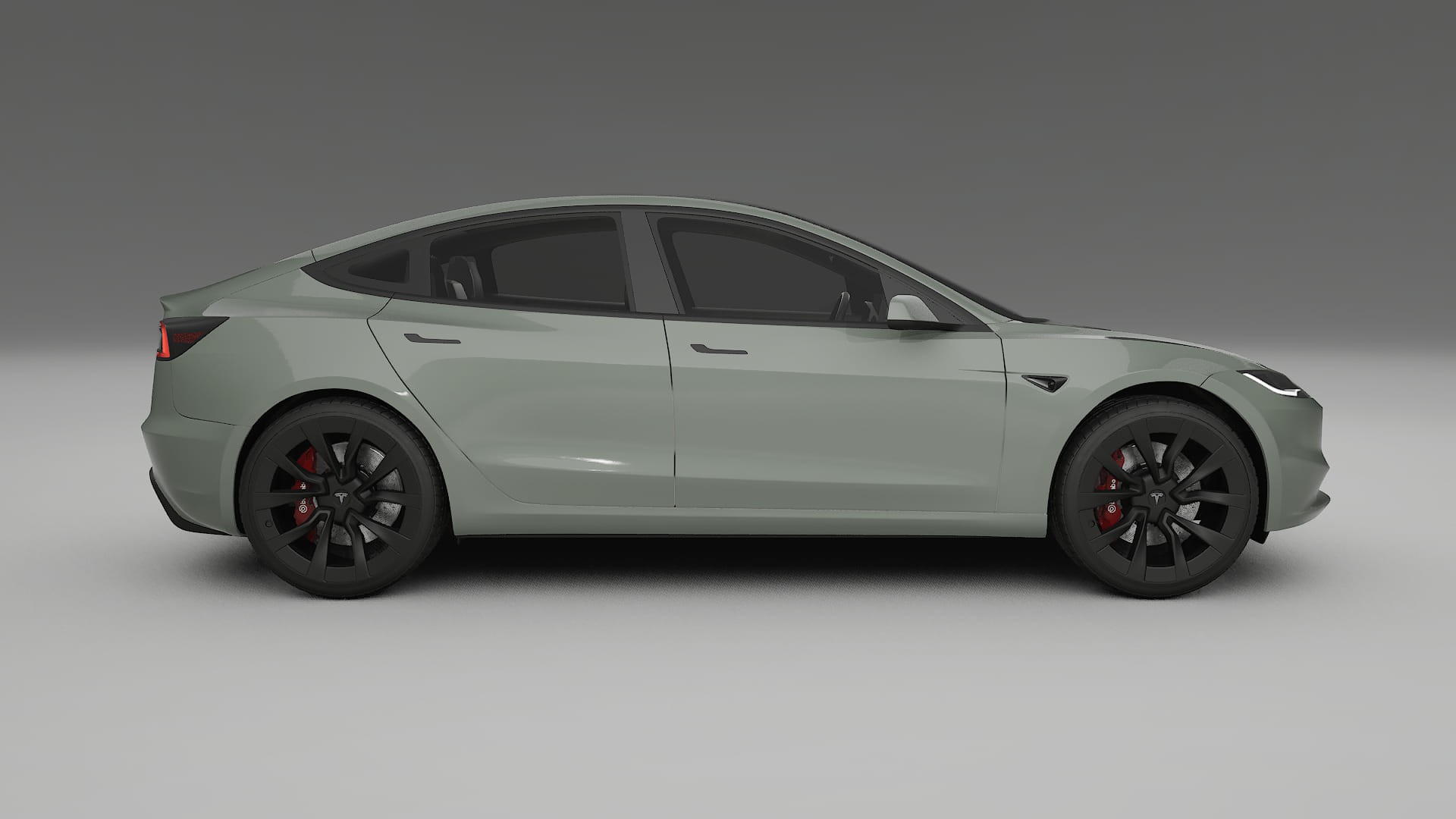 Tesla Model3 Highland TPU Lackskyddsfilm | SLATE Färgskiftande PPF – Komplett Förskuret Kit