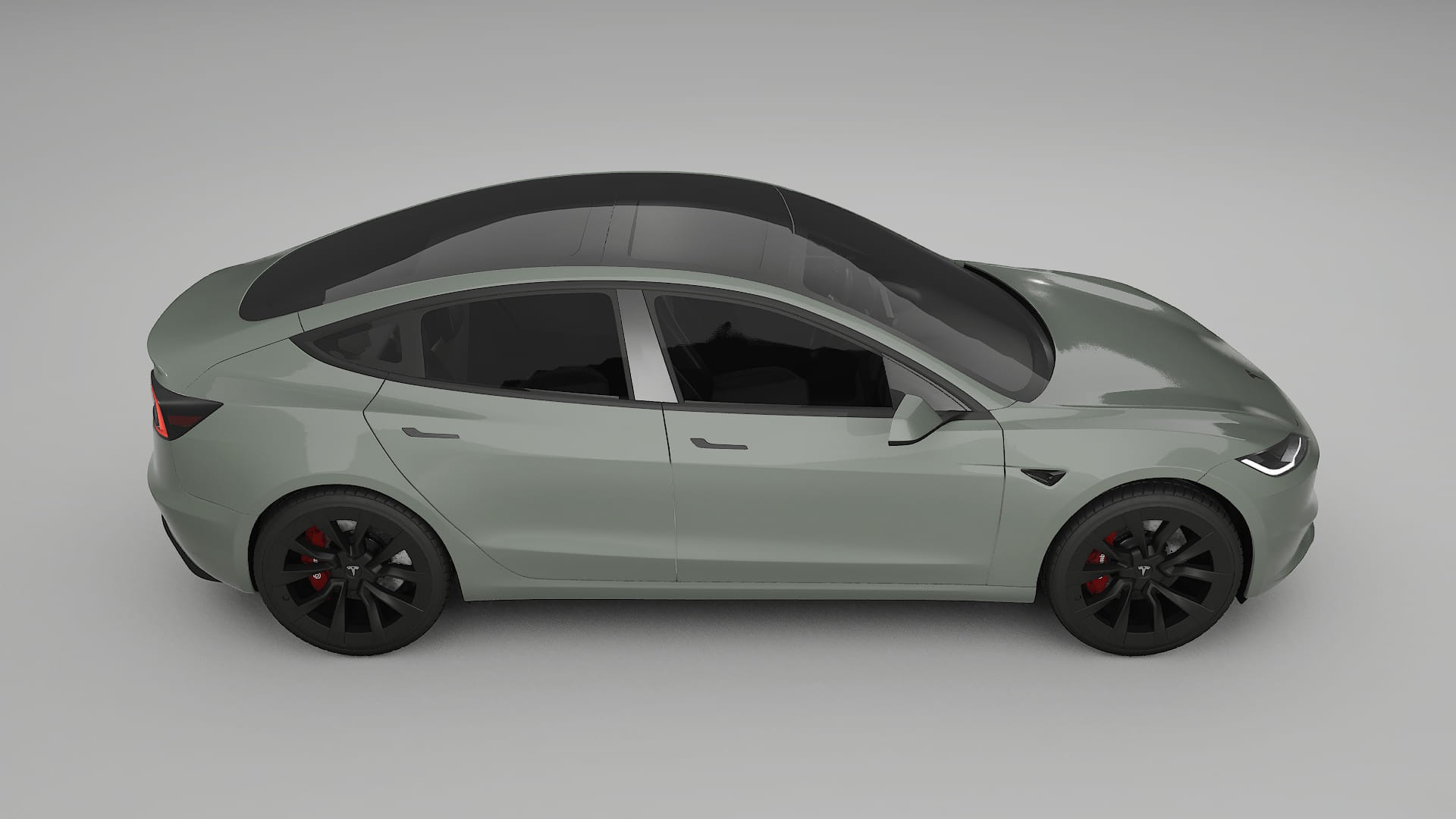 Tesla Model3 Highland TPU Lackskyddsfilm | SLATE Färgskiftande PPF – Komplett Förskuret Kit