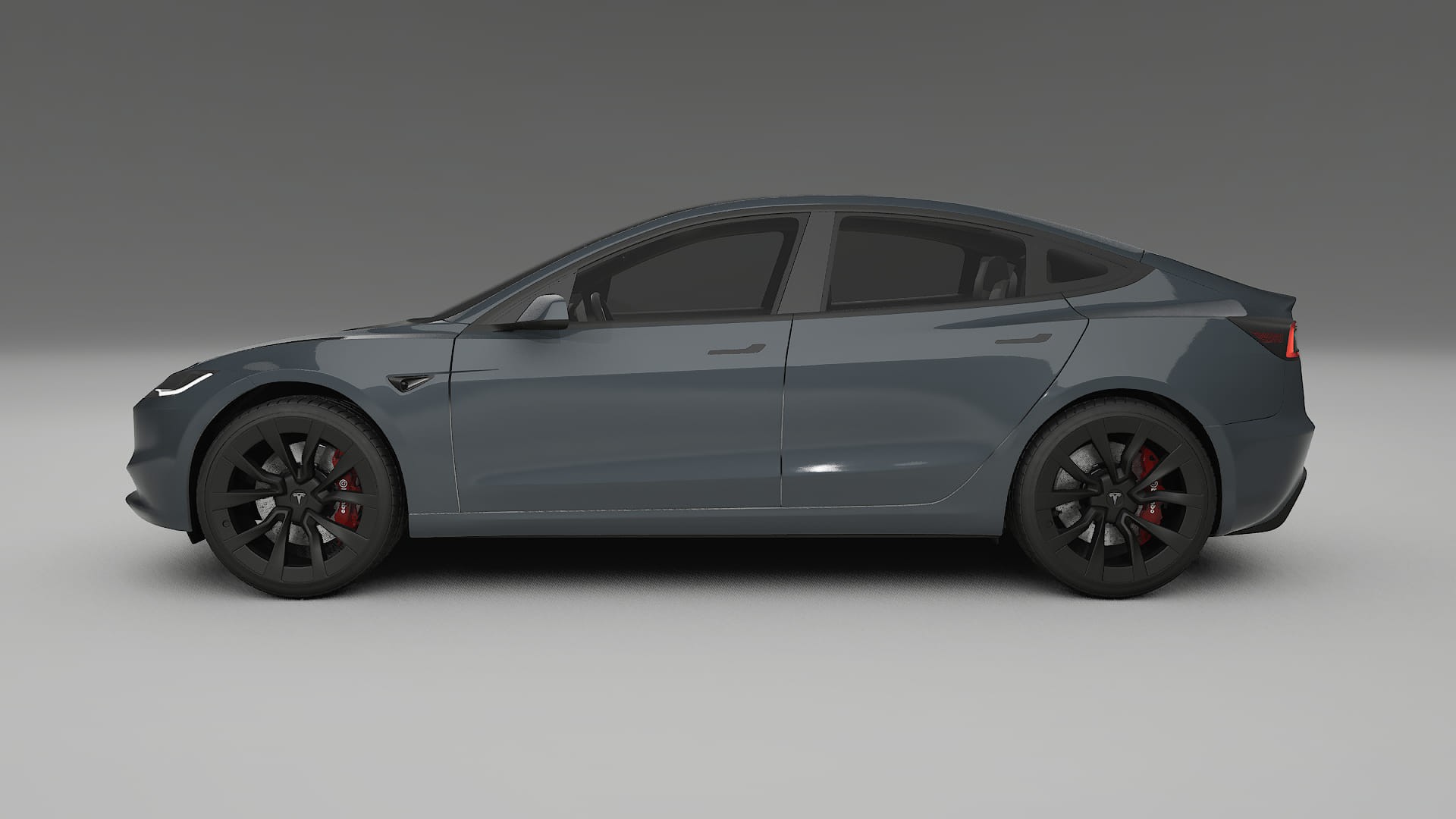 Tesla Model3 Highland TPU Lackskyddsfilm | GRANITE Färgskiftande PPF – Komplett Förskuret Kit