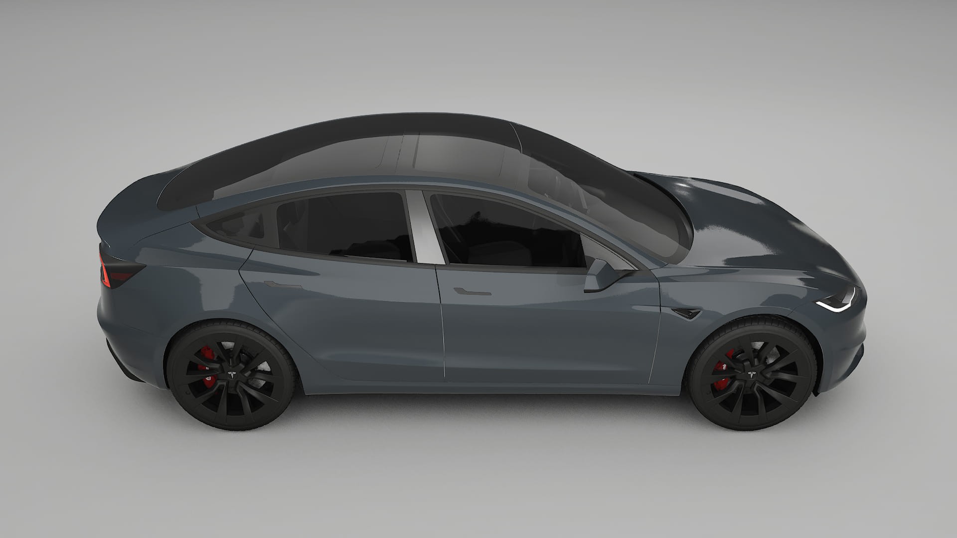 Tesla Model3 Highland TPU Lackskyddsfilm | GRANITE Färgskiftande PPF – Komplett Förskuret Kit