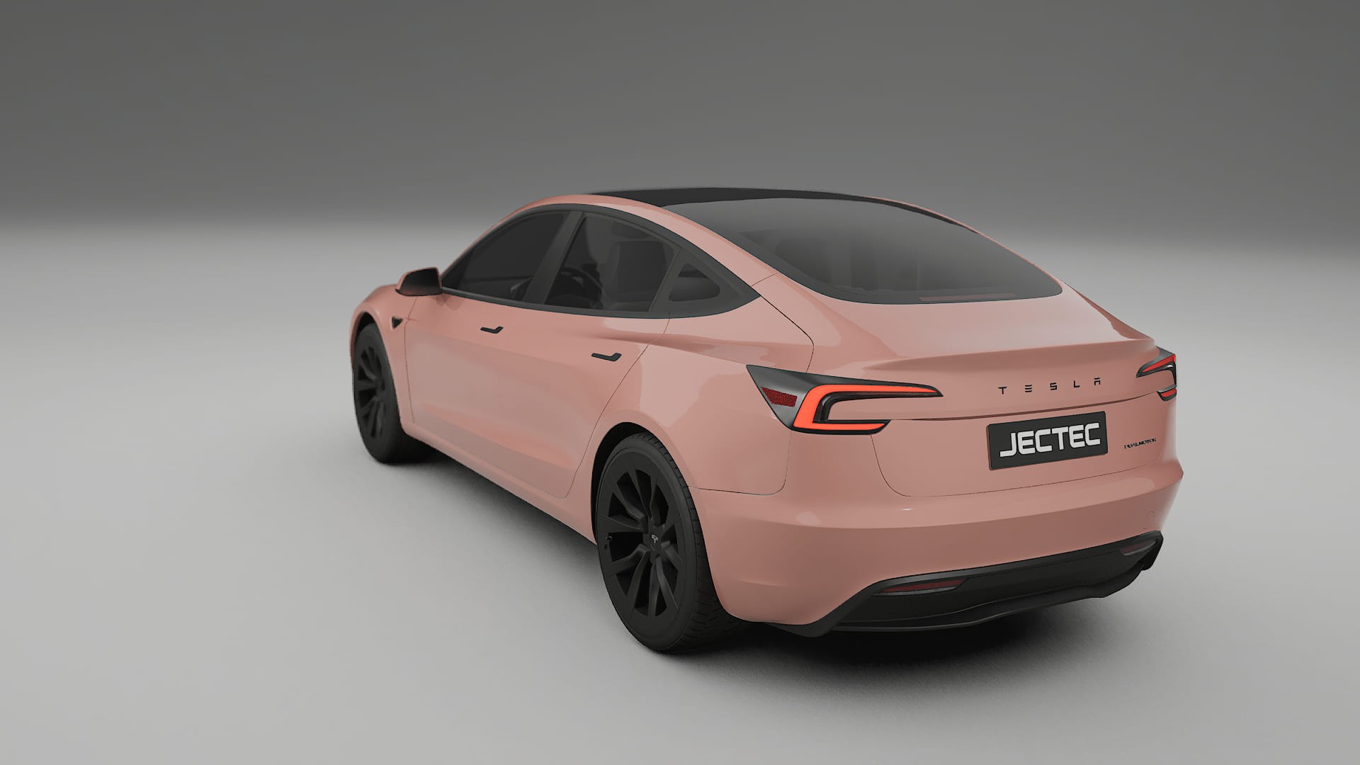 Tesla Model3 Highland TPU Lackskyddsfilm | BLUSH Färgskiftande PPF – Komplett Förskuret Kit