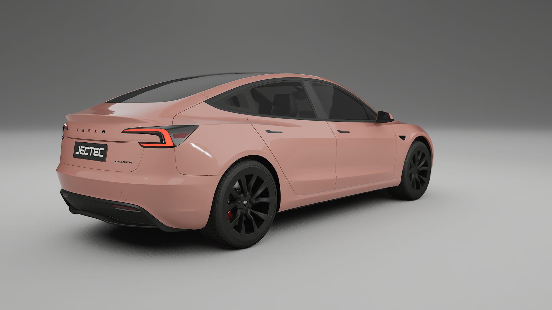 Tesla Model3 Highland TPU Lackskyddsfilm | BLUSH Färgskiftande PPF – Komplett Förskuret Kit