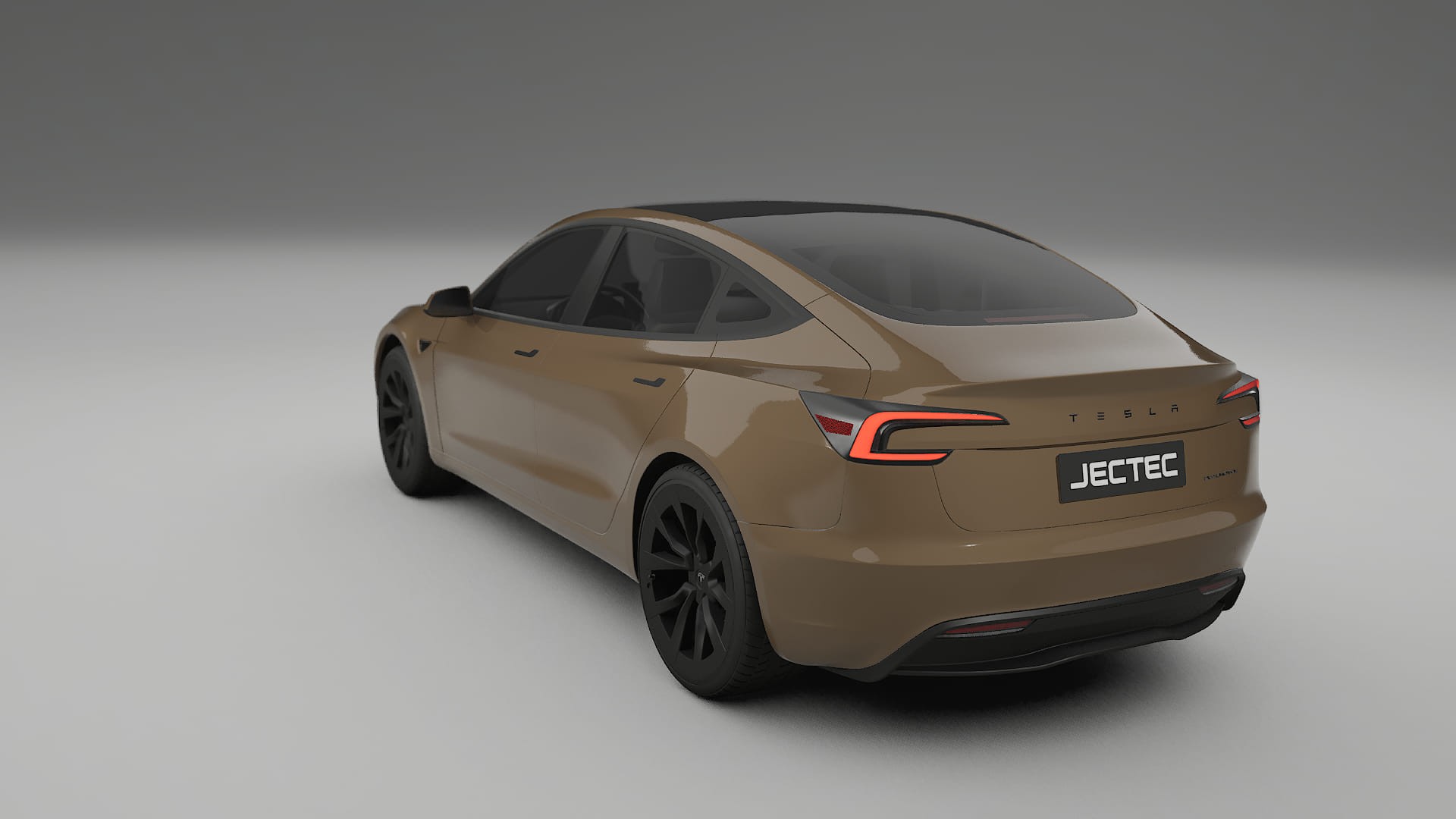 Tesla Model3 Highland TPU Lackskyddsfilm | SAHARA Färgskiftande PPF – Komplett Förskuret Kit