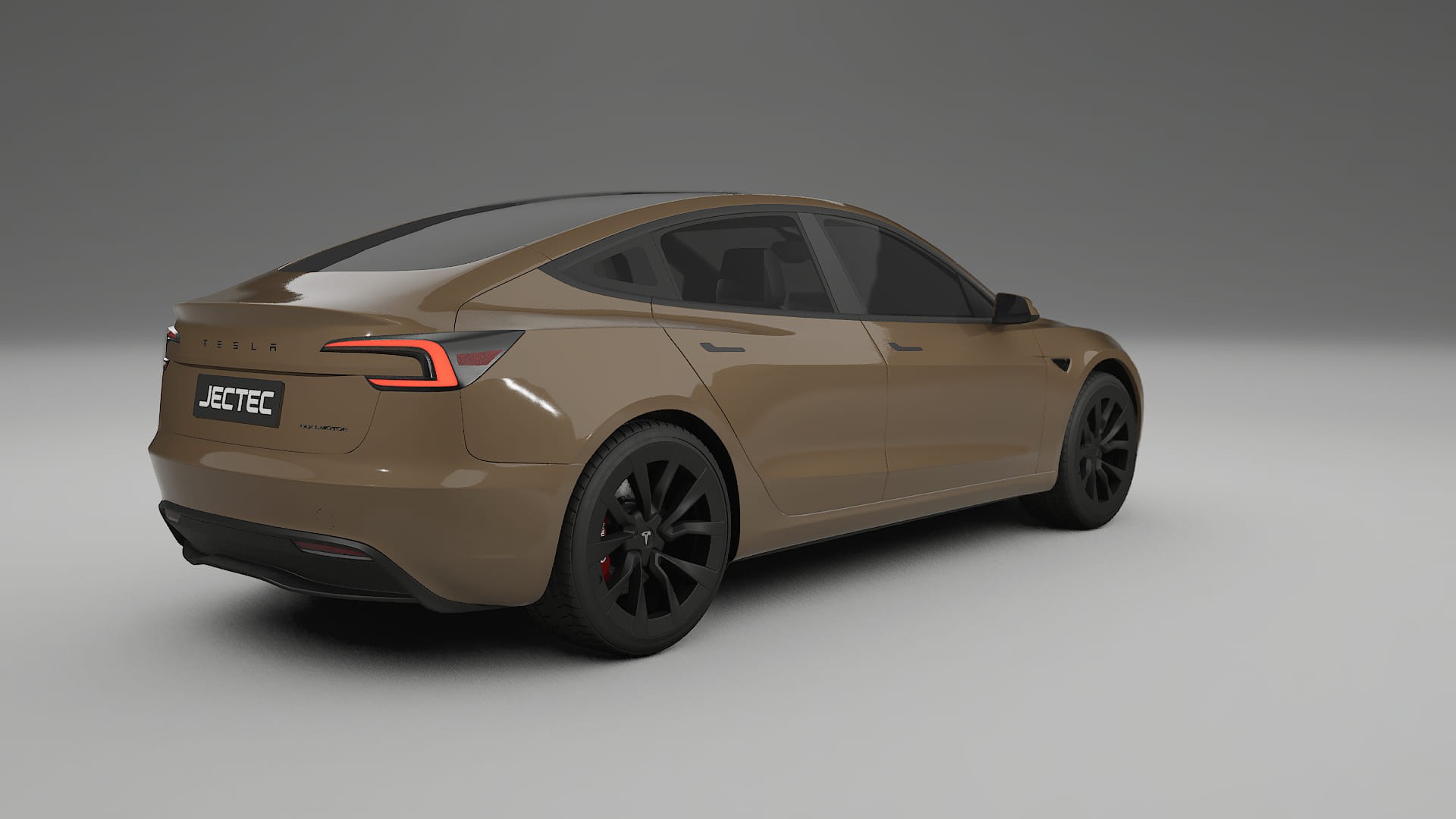 Tesla Model3 Highland TPU Lackskyddsfilm | SAHARA Färgskiftande PPF – Komplett Förskuret Kit