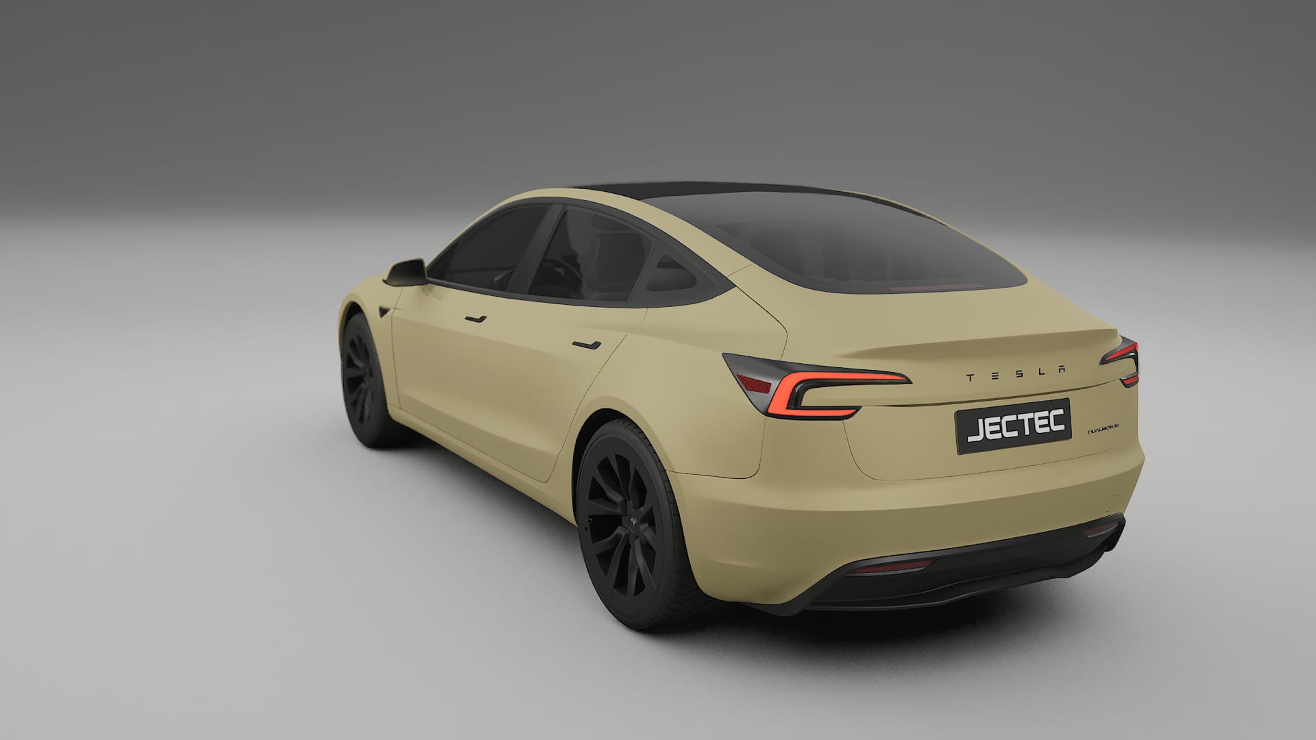 Tesla Model3 Highland TPU Lackskyddsfilm | SAND Färgskiftande PPF – Komplett Förskuret Kit