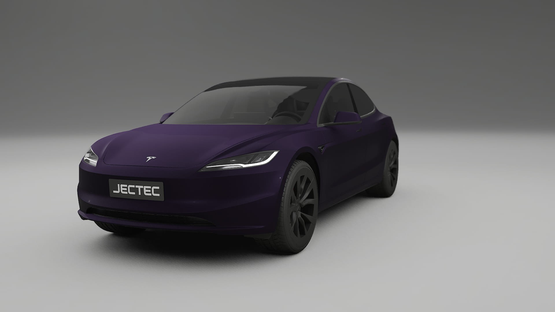Tesla Model3 Highland TPU Lackskyddsfilm | VIOLET Färgskiftande PPF – Komplett Förskuret Kit