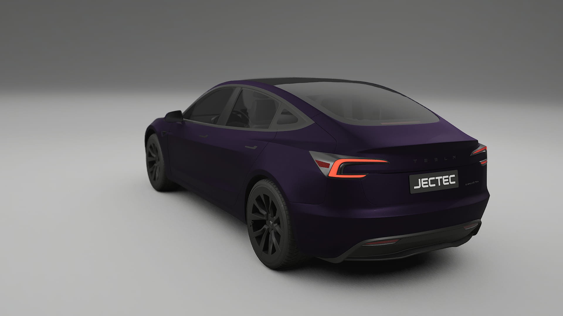 Tesla Model3 Highland TPU Lackskyddsfilm | VIOLET Färgskiftande PPF – Komplett Förskuret Kit