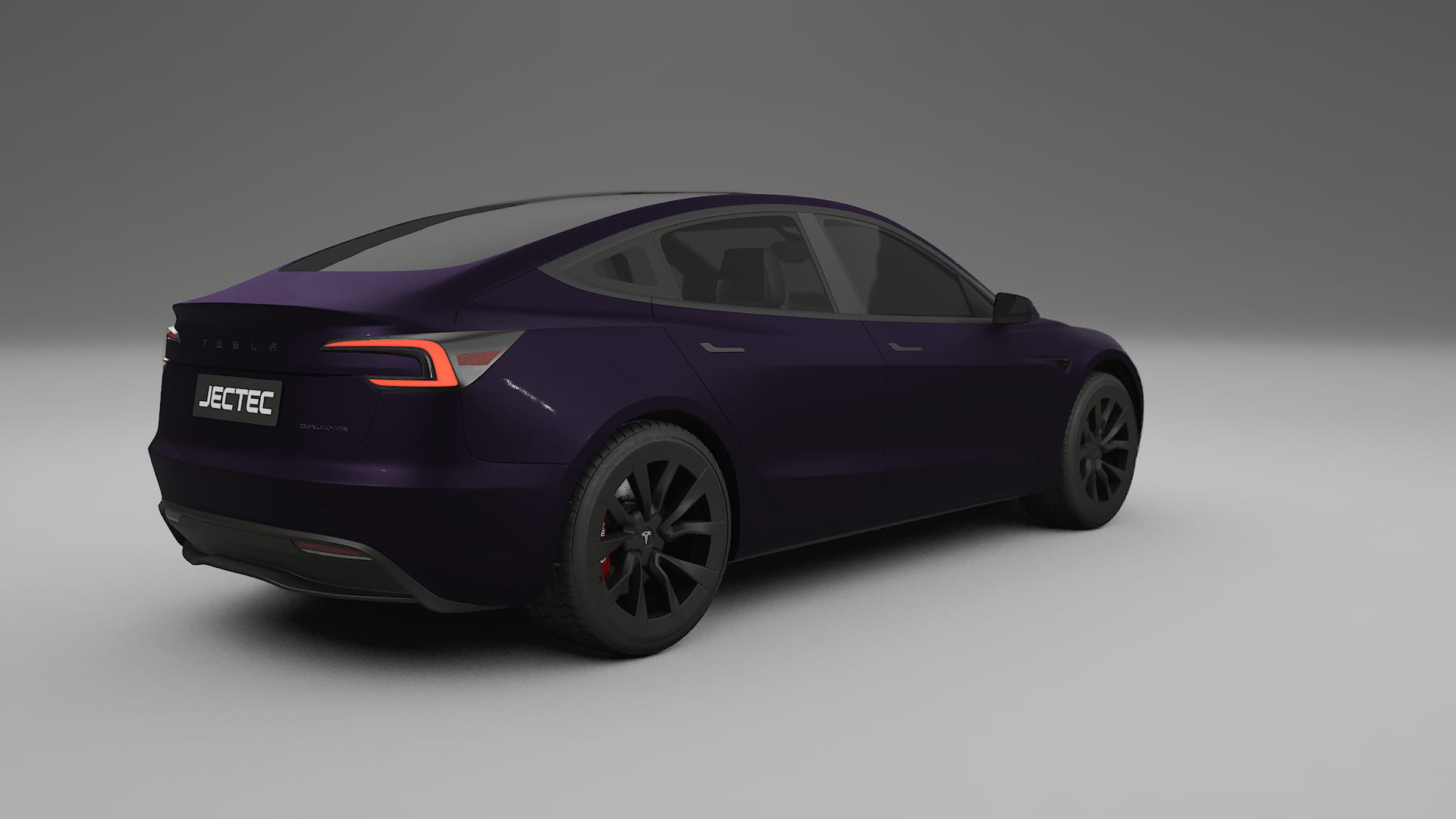 Tesla Model3 Highland TPU Lackskyddsfilm | VIOLET Färgskiftande PPF – Komplett Förskuret Kit