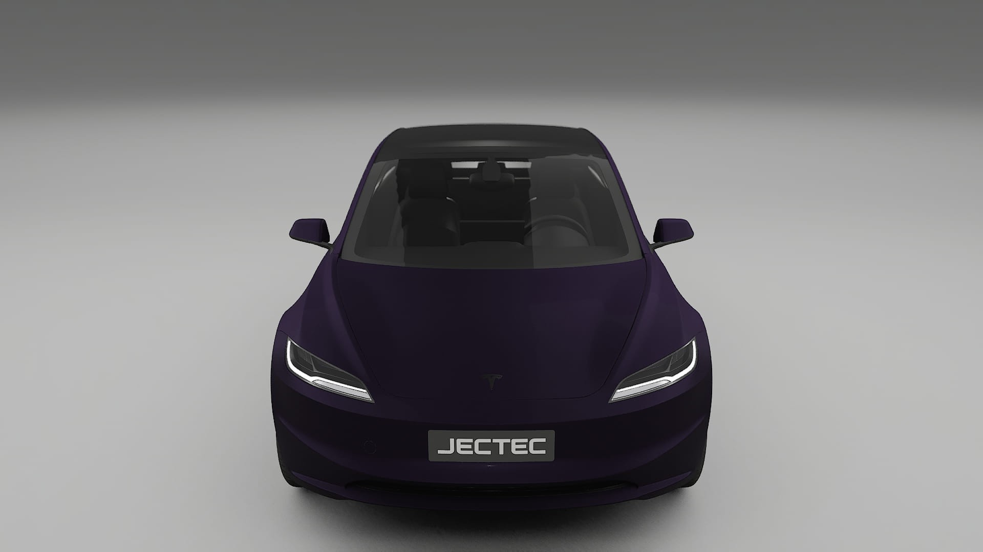 Tesla Model3 Highland TPU Lackskyddsfilm | VIOLET Färgskiftande PPF – Komplett Förskuret Kit