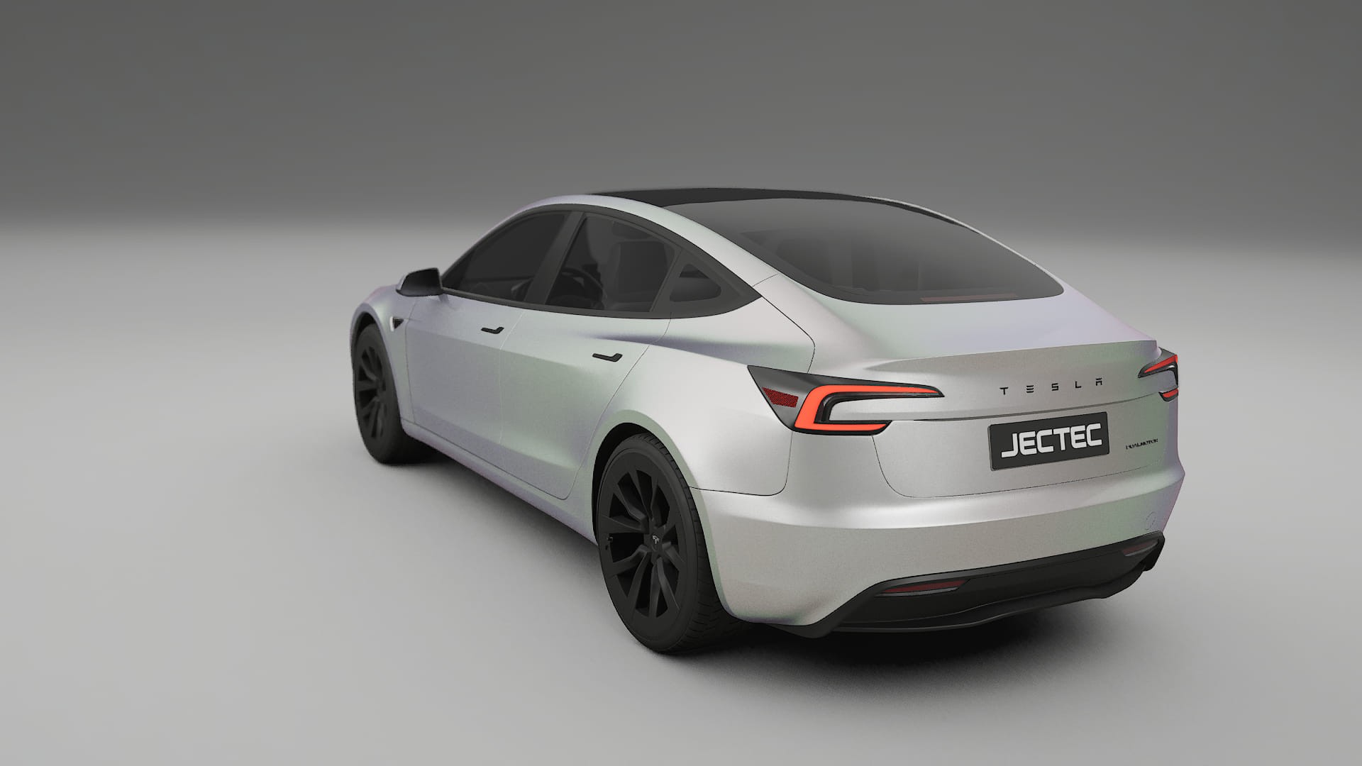 Tesla Model3 Highland TPU Lackskyddsfilm | NEBULA Färgskiftande PPF – Komplett Förskuret Kit