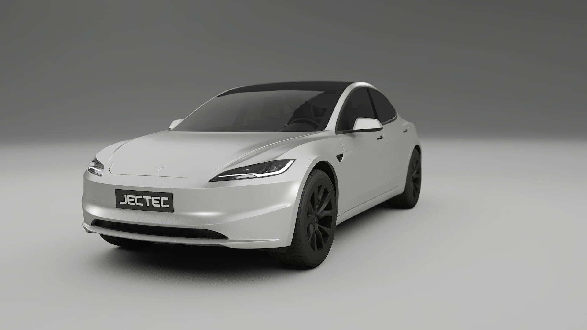 Tesla Model3 Highland TPU Lackskyddsfilm | OPAL Färgskiftande PPF – Komplett Förskuret Kit