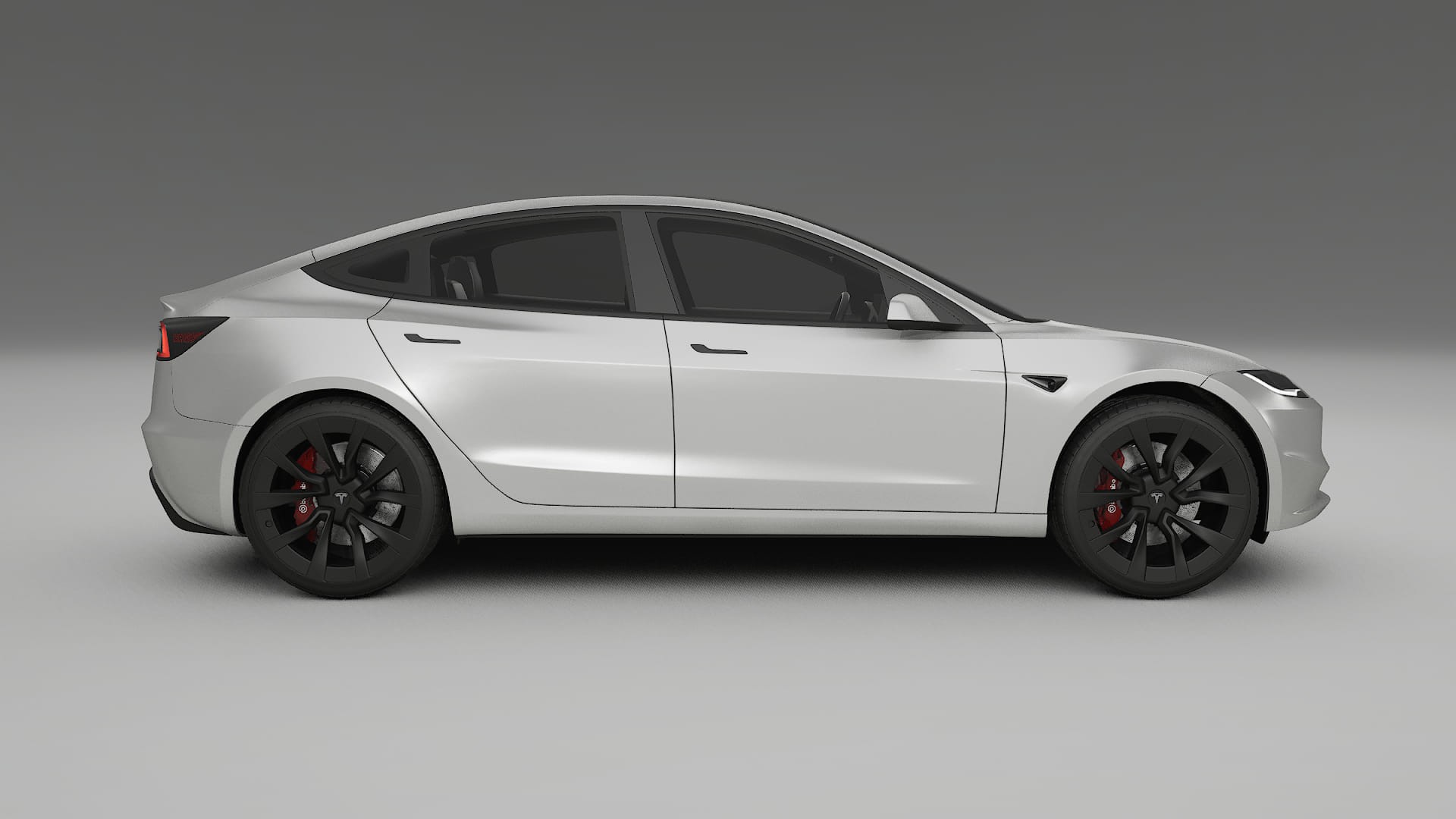 Tesla Model3 Highland TPU Lackskyddsfilm | OPAL Färgskiftande PPF – Komplett Förskuret Kit