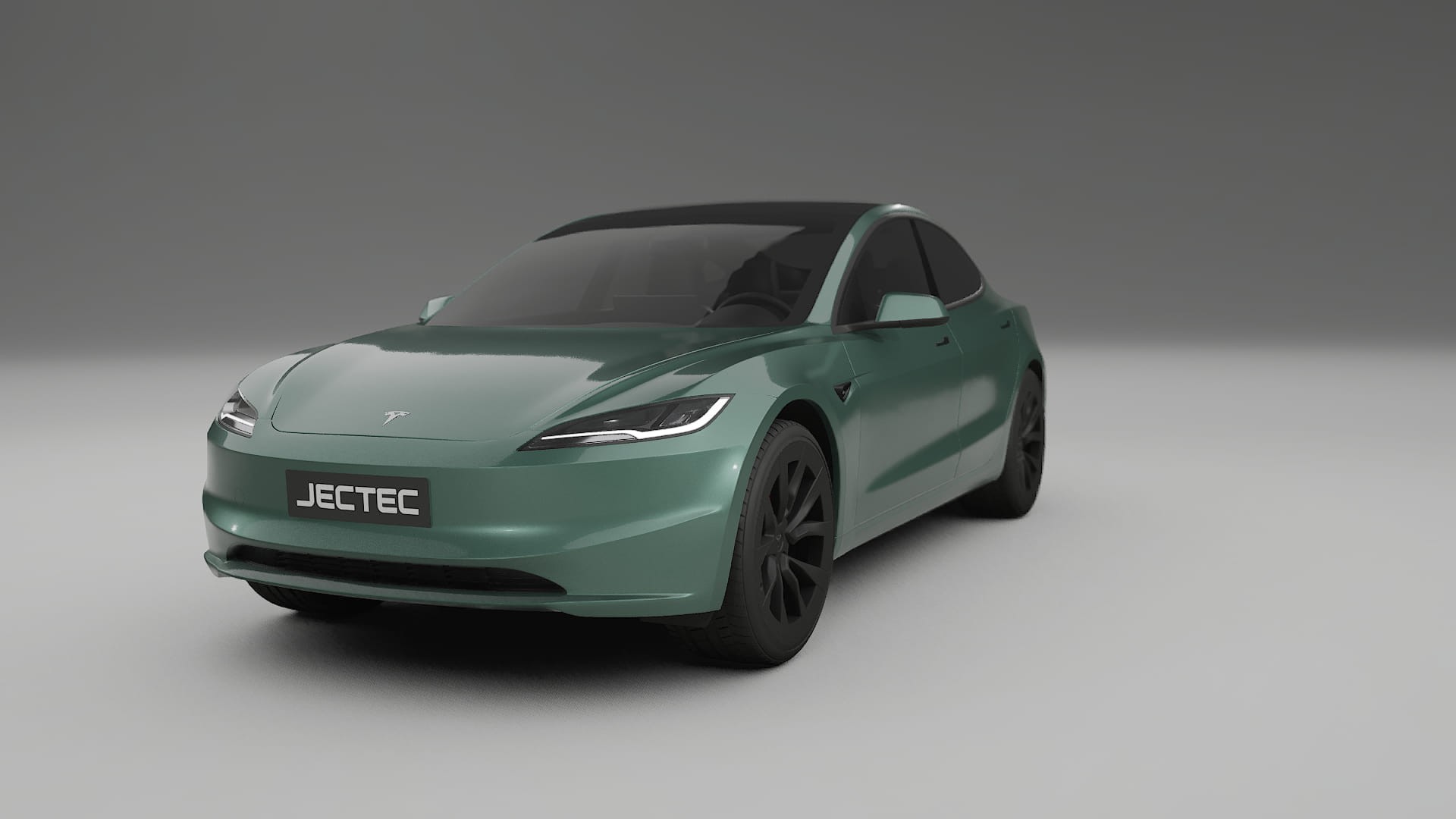 Tesla Model3 Highland TPU Lackskyddsfilm | EVERGREEN Färgskiftande PPF – Komplett Förskuret Kit