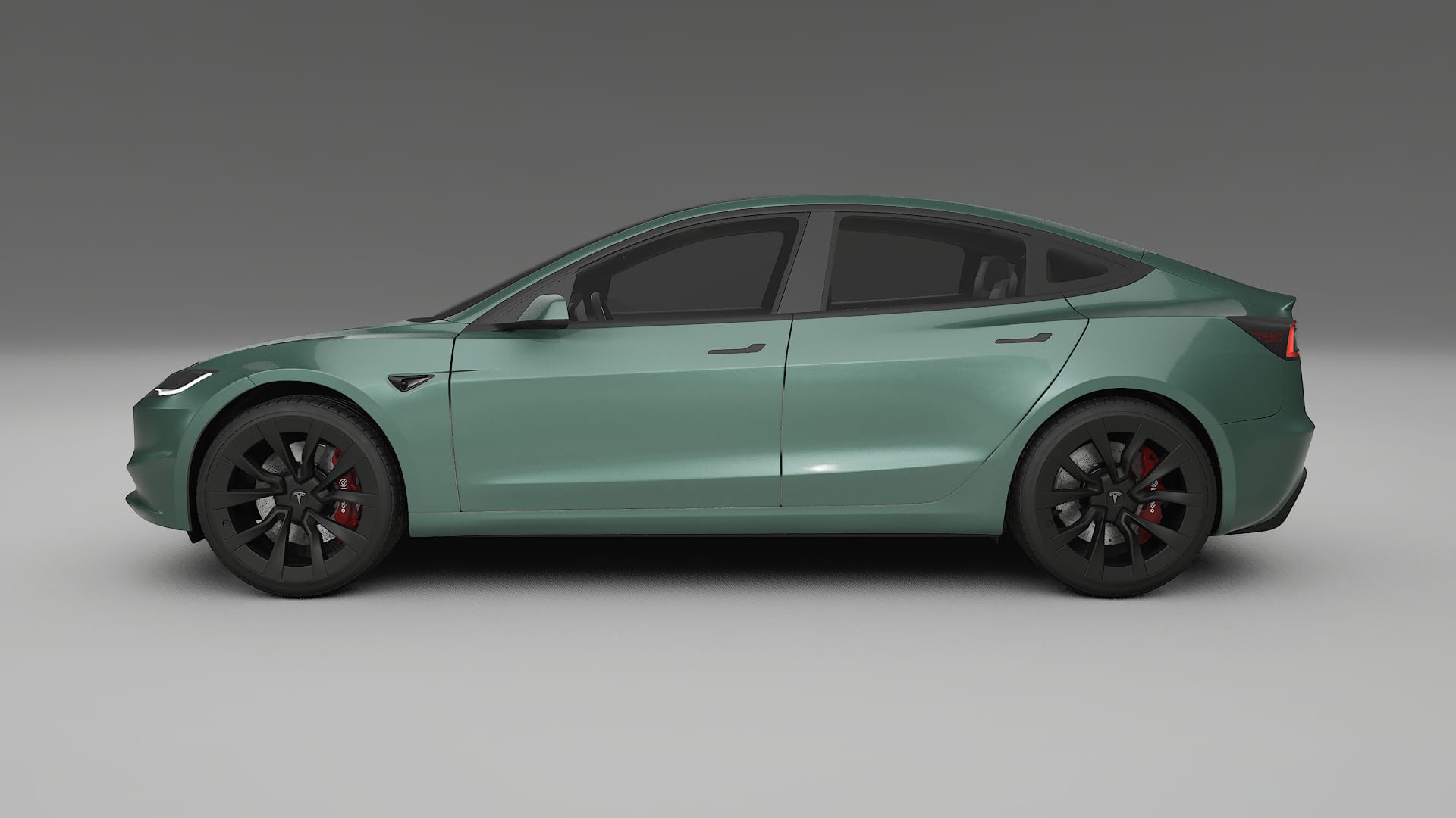 Tesla Model3 Highland TPU Lackskyddsfilm | EVERGREEN Färgskiftande PPF – Komplett Förskuret Kit