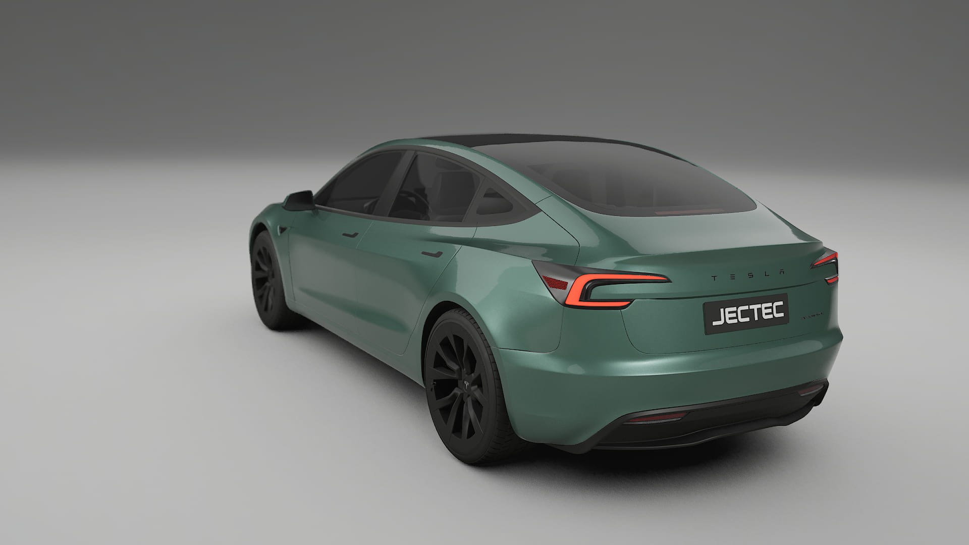 Tesla Model3 Highland TPU Lackskyddsfilm | EVERGREEN Färgskiftande PPF – Komplett Förskuret Kit
