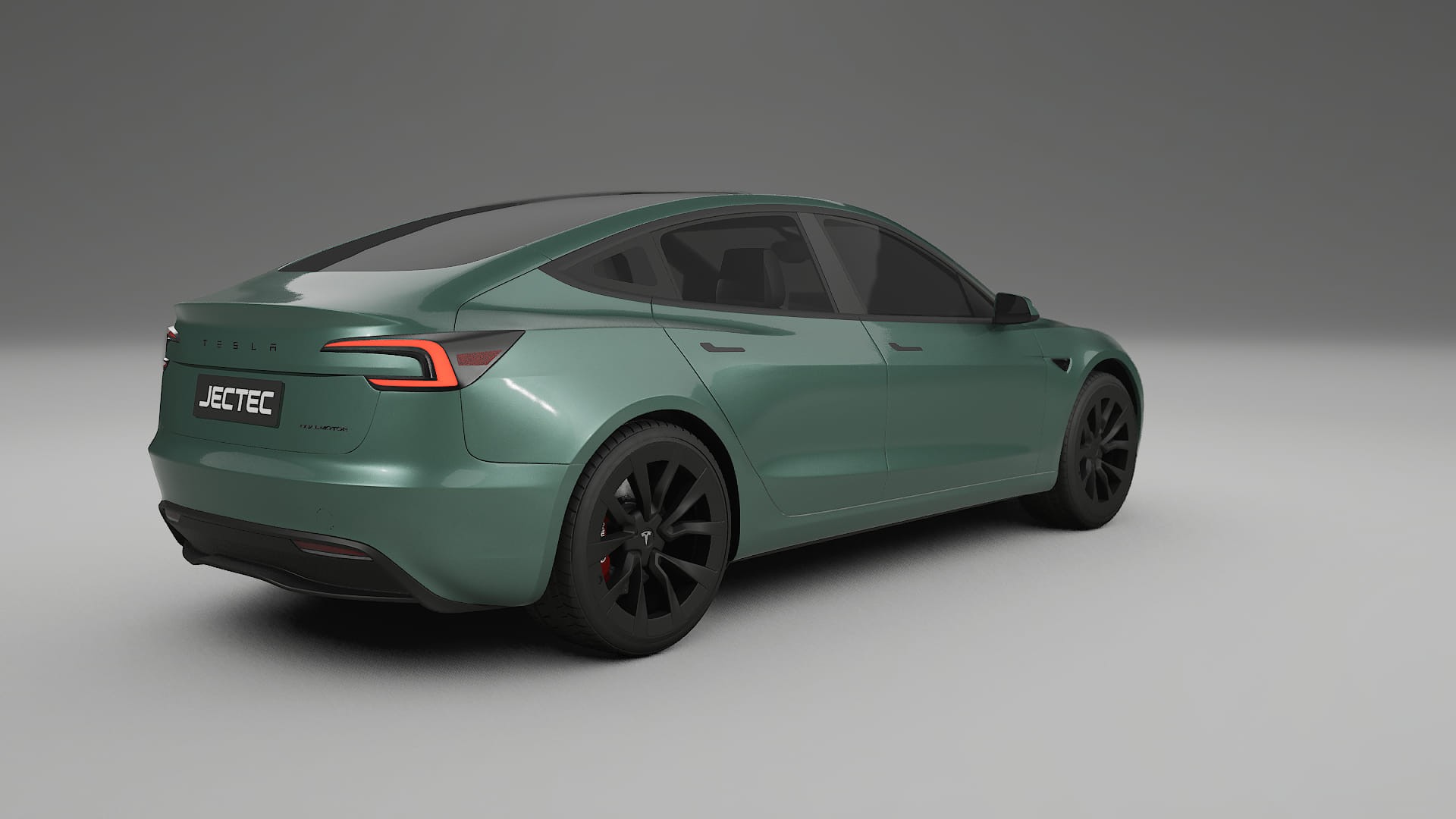 Tesla Model3 Highland TPU Lackskyddsfilm | EVERGREEN Färgskiftande PPF – Komplett Förskuret Kit