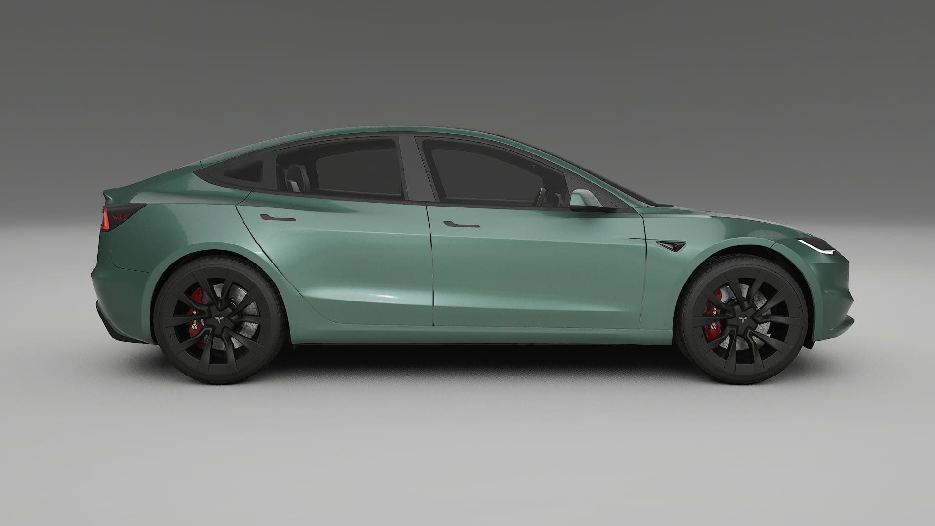Tesla Model3 Highland TPU Lackskyddsfilm | EVERGREEN Färgskiftande PPF – Komplett Förskuret Kit