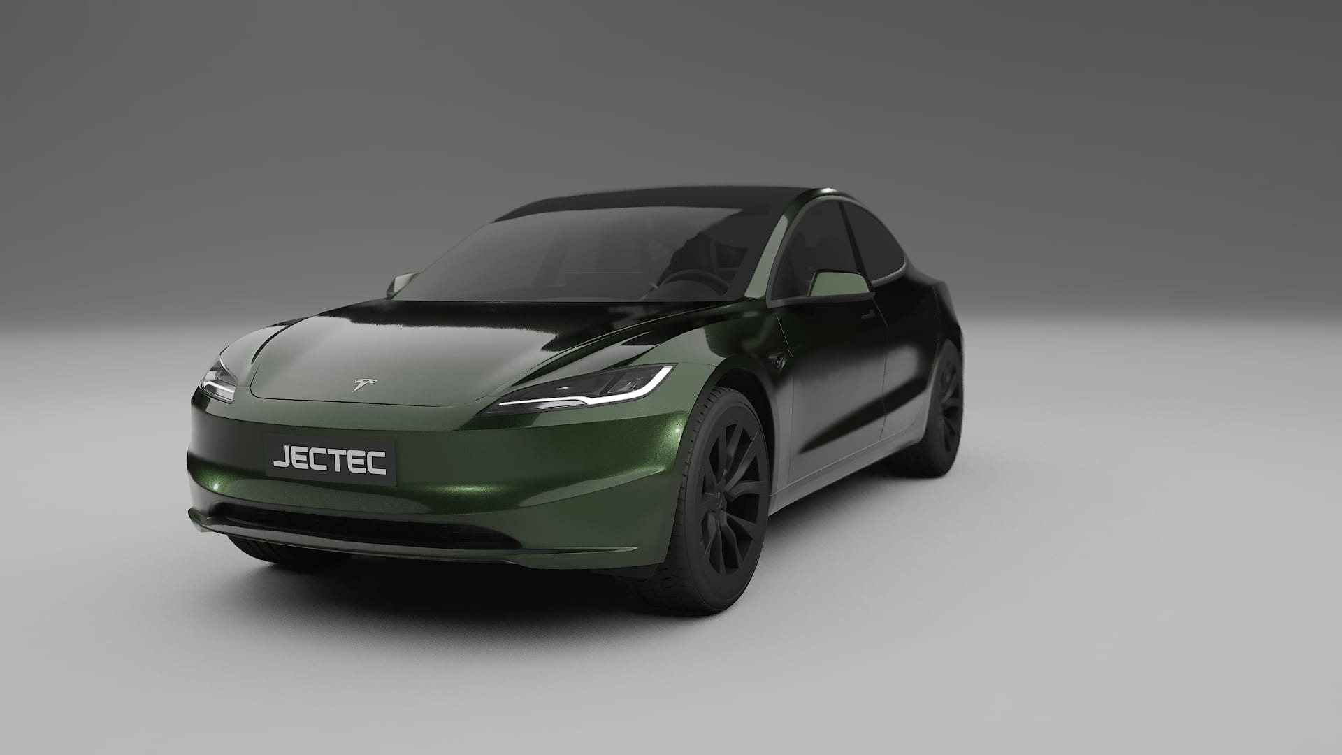 Tesla Model3 Highland TPU Lackskyddsfilm | LAGOON Färgskiftande PPF – Komplett Förskuret Kit