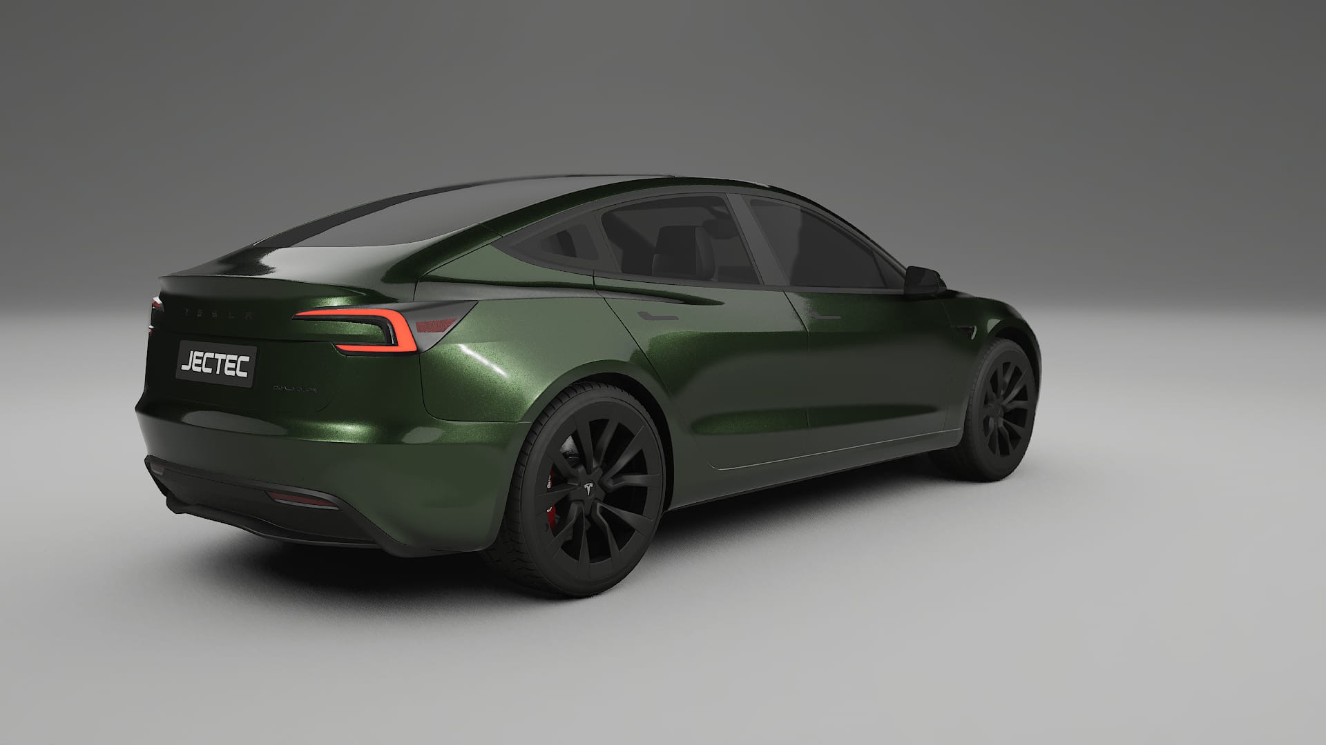 Tesla Model3 Highland TPU Lackskyddsfilm | LAGOON Färgskiftande PPF – Komplett Förskuret Kit