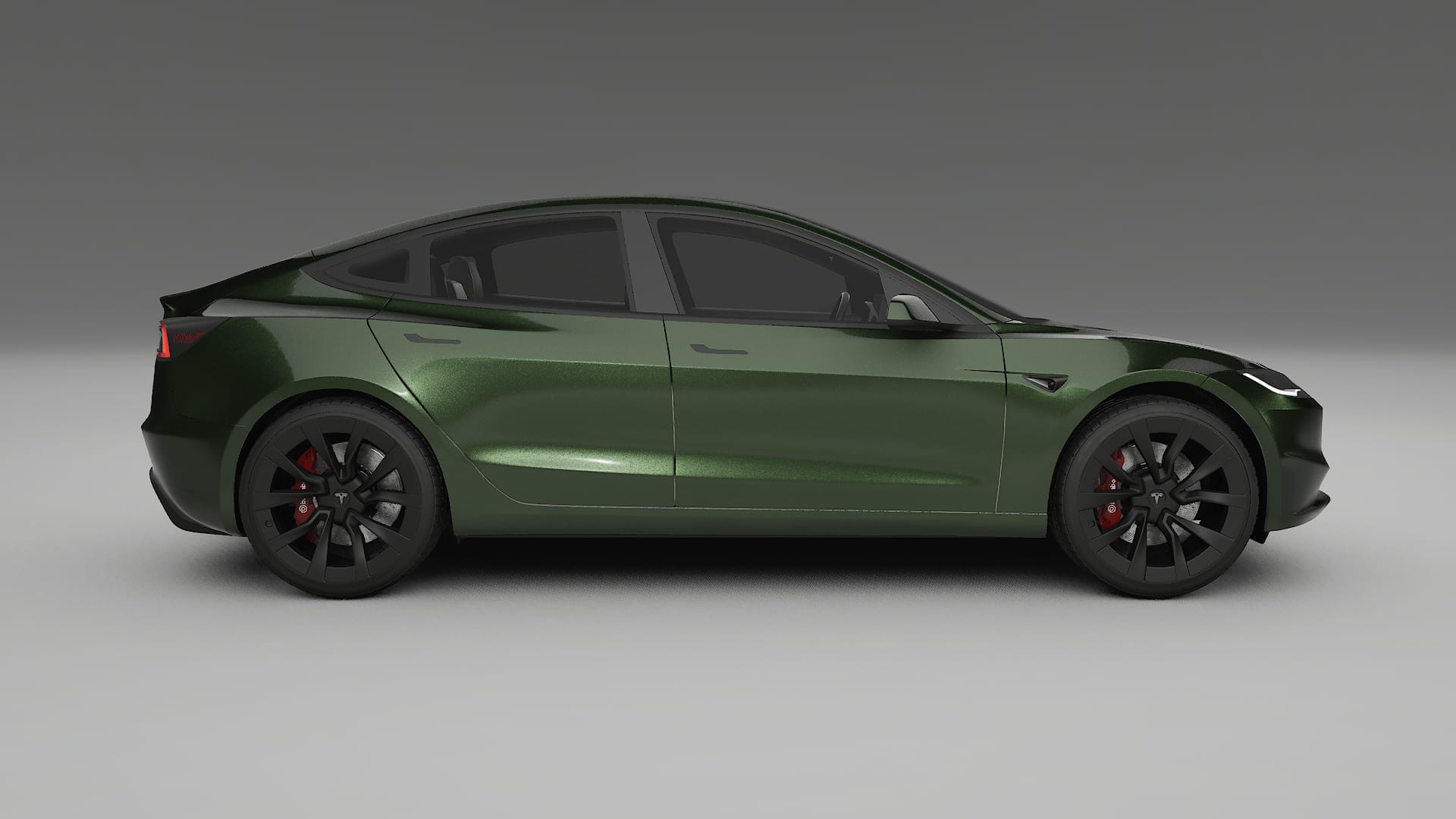 Tesla Model3 Highland TPU Lackskyddsfilm | LAGOON Färgskiftande PPF – Komplett Förskuret Kit