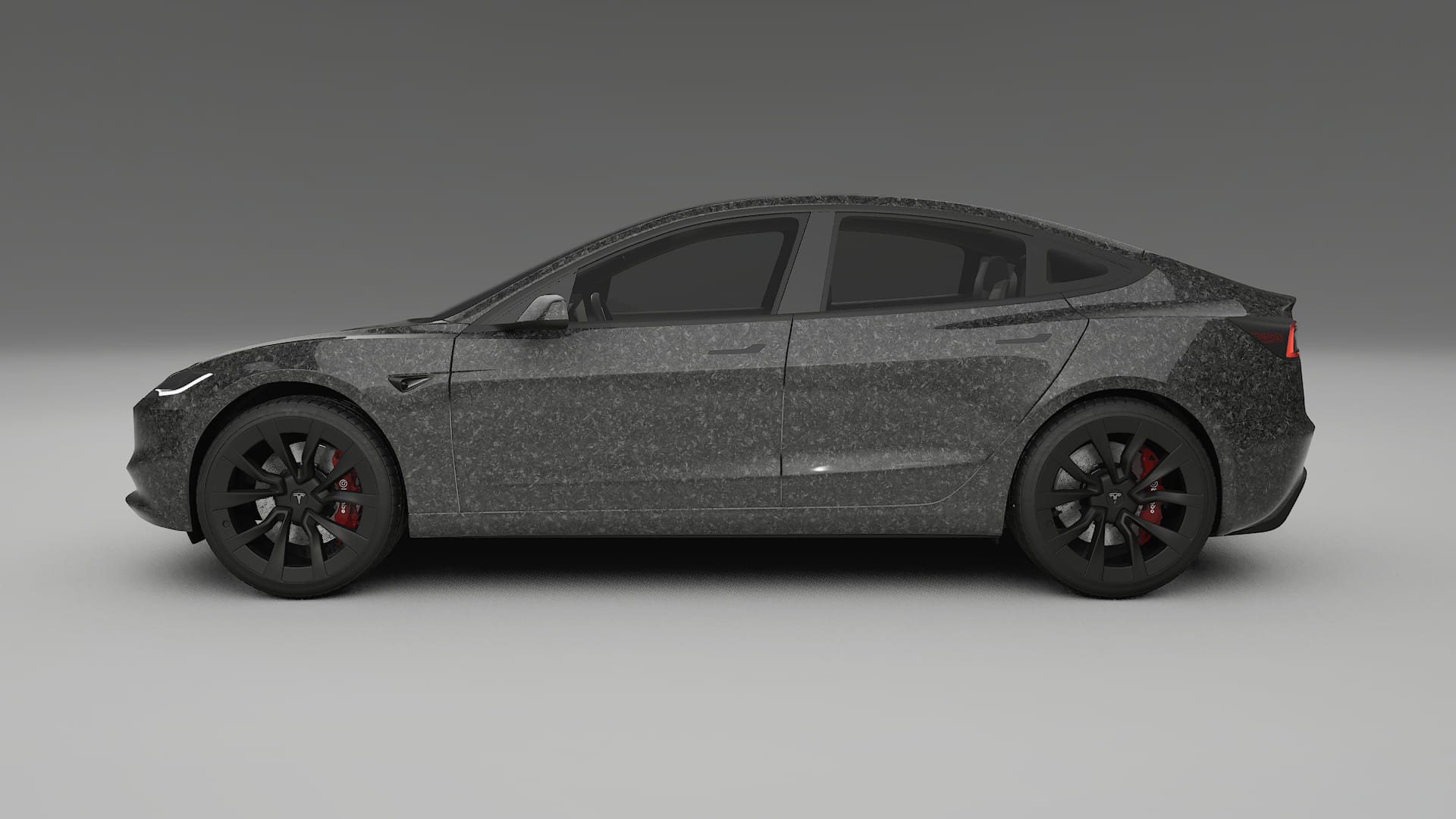 Tesla Model3 Highland TPU Lackskyddsfilm | FORGED S Färgskiftande PPF – Komplett Förskuret Kit