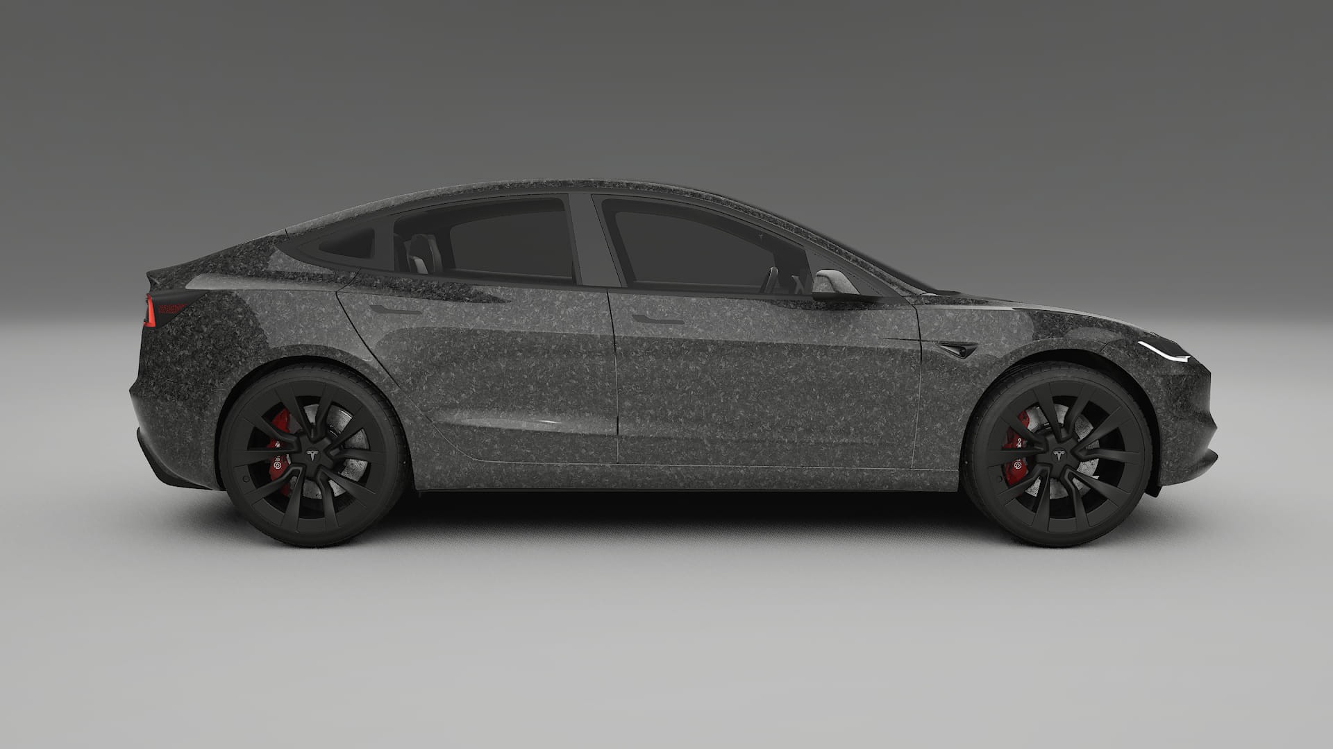Tesla Model3 Highland TPU Lackskyddsfilm | FORGED S Färgskiftande PPF – Komplett Förskuret Kit