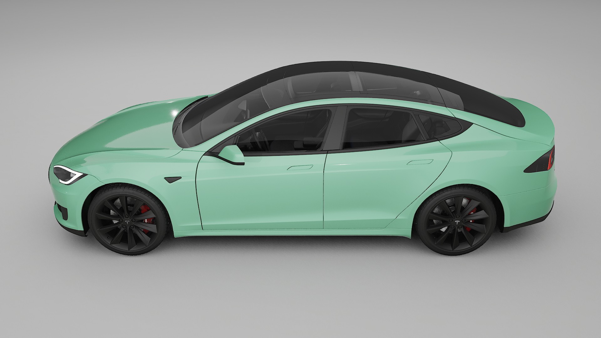 Tesla Model S TPU Lackskyddsfilm | DUSTY Färgskiftande PPF – Komplett Förskuret Kit