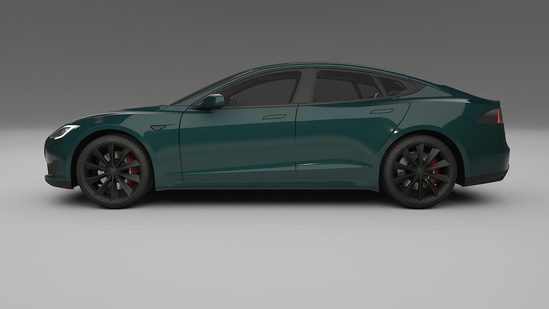 Tesla Model S TPU Lackskyddsfilm | INFERNO Färgskiftande PPF – Komplett Förskuret Kit