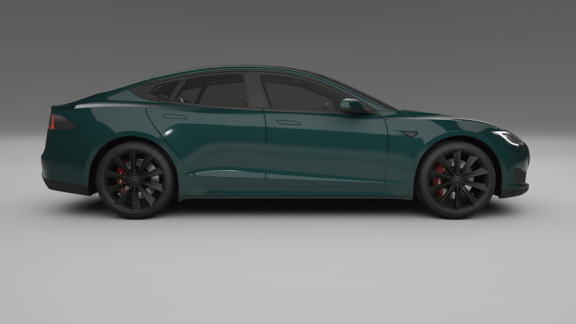 Tesla Model S TPU Lackskyddsfilm | INFERNO Färgskiftande PPF – Komplett Förskuret Kit