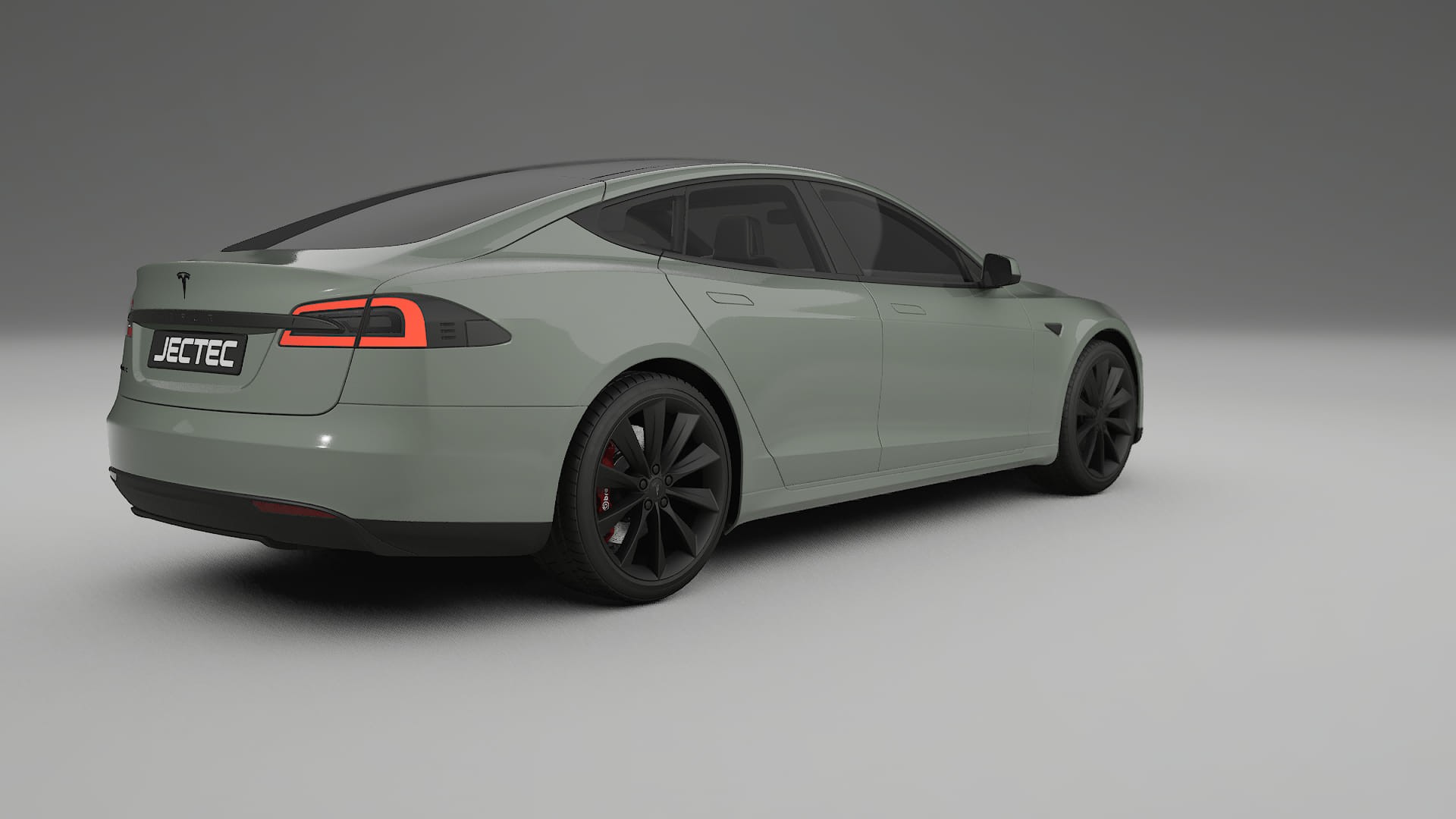 Tesla Model S TPU Lackskyddsfilm | SLATE Färgskiftande PPF – Komplett Förskuret Kit