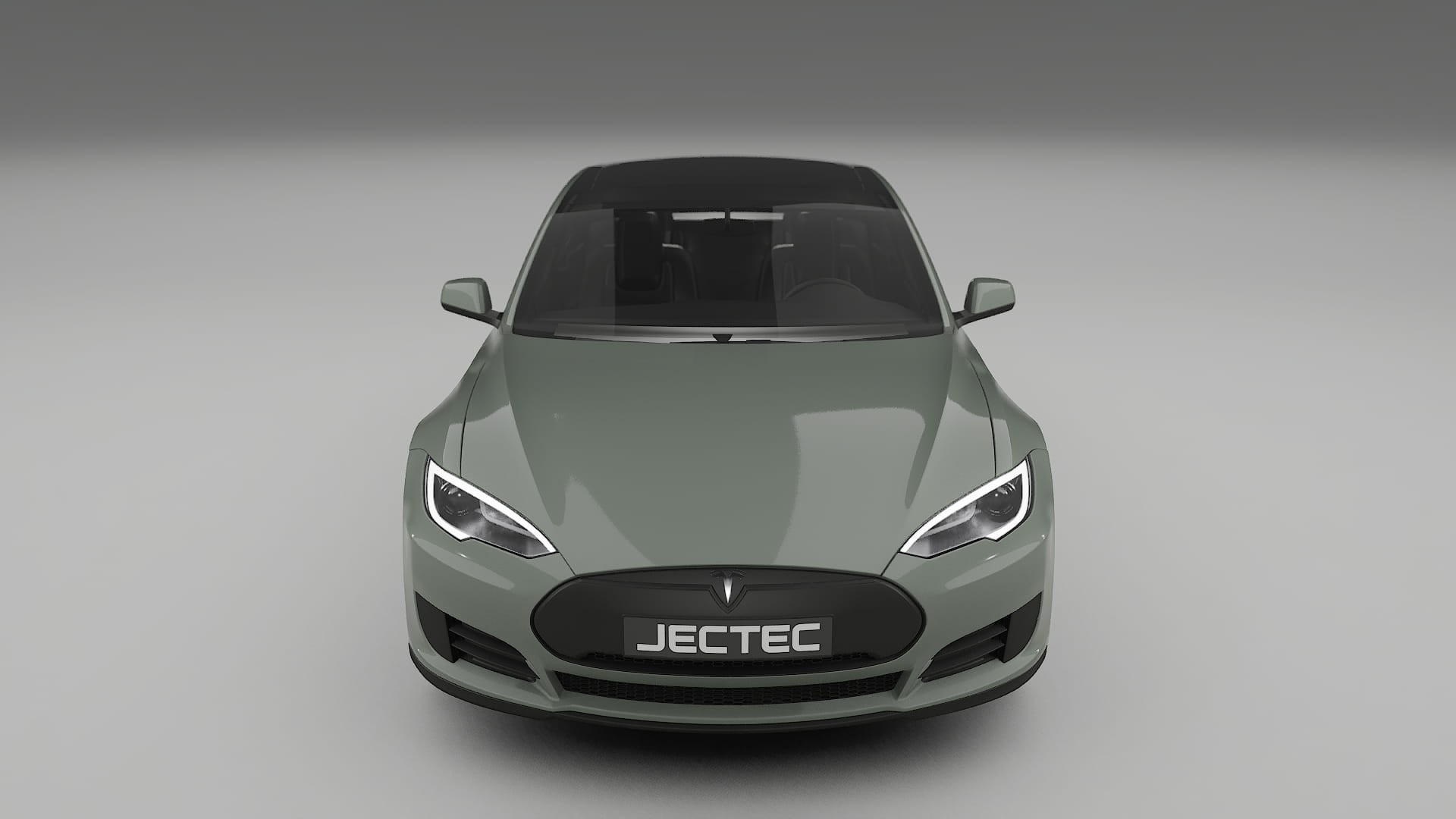 Tesla Model S TPU Lackskyddsfilm | SLATE Färgskiftande PPF – Komplett Förskuret Kit