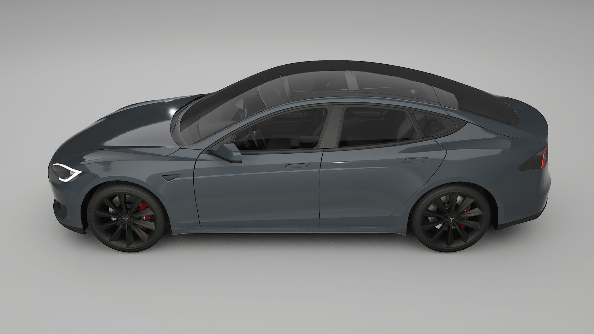 Tesla Model S TPU Lackskyddsfilm | GRANITE Färgskiftande PPF – Komplett Förskuret Kit